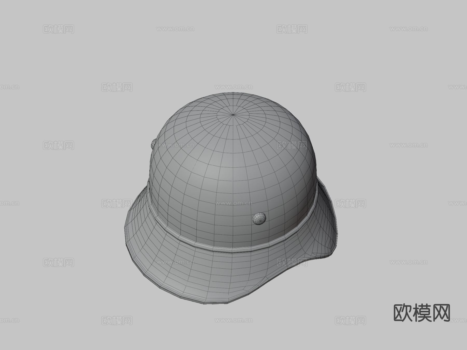 德国头盔 钢盔3d模型