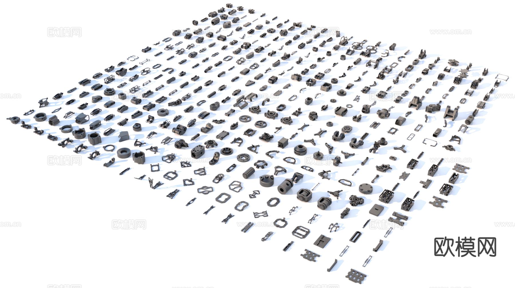 硬表面零件 机械零件 工业设备3d模型