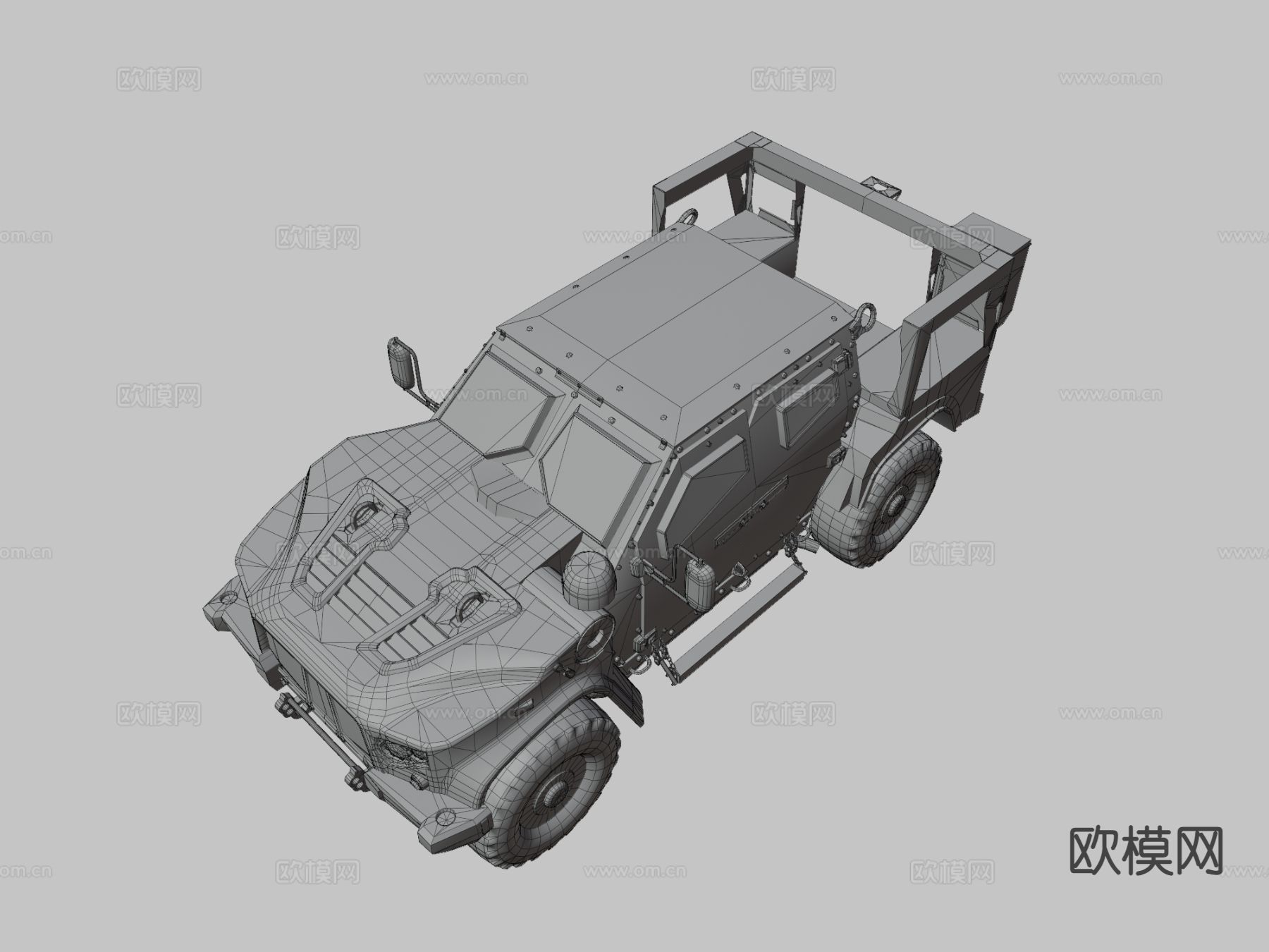 越野车 军用车3d模型