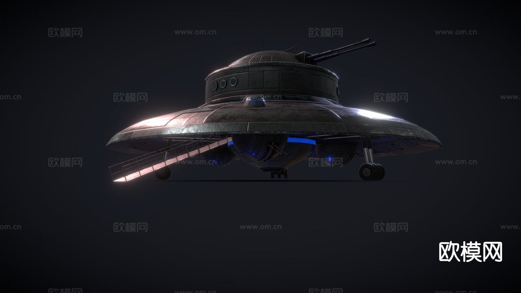 德国WW2 UFO3d模型