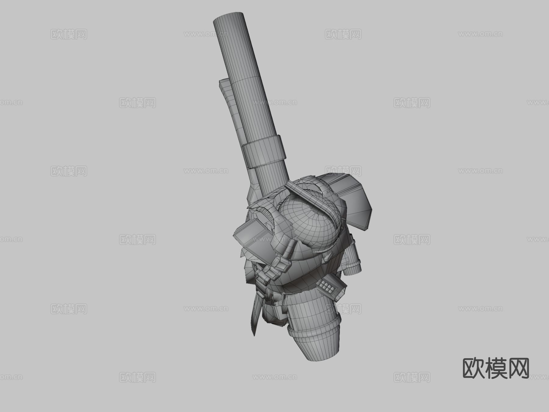 克隆重装兵 骑士3d模型