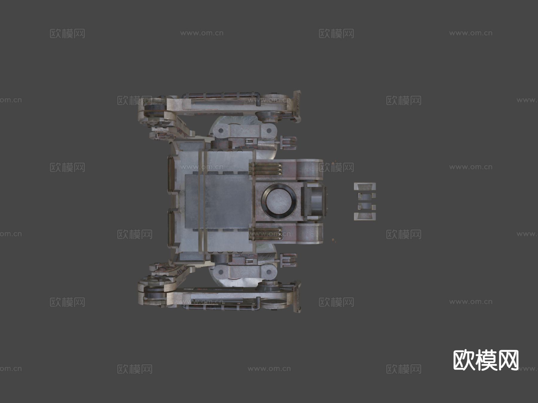 星球大战 帝国步行机 游戏道具3d模型