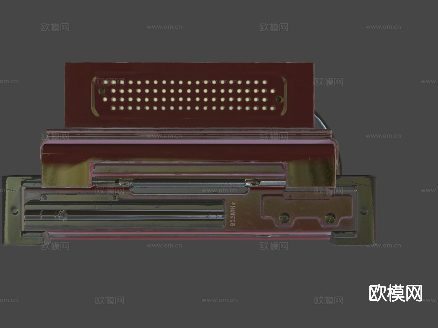 定制军用级平板电脑3d模型