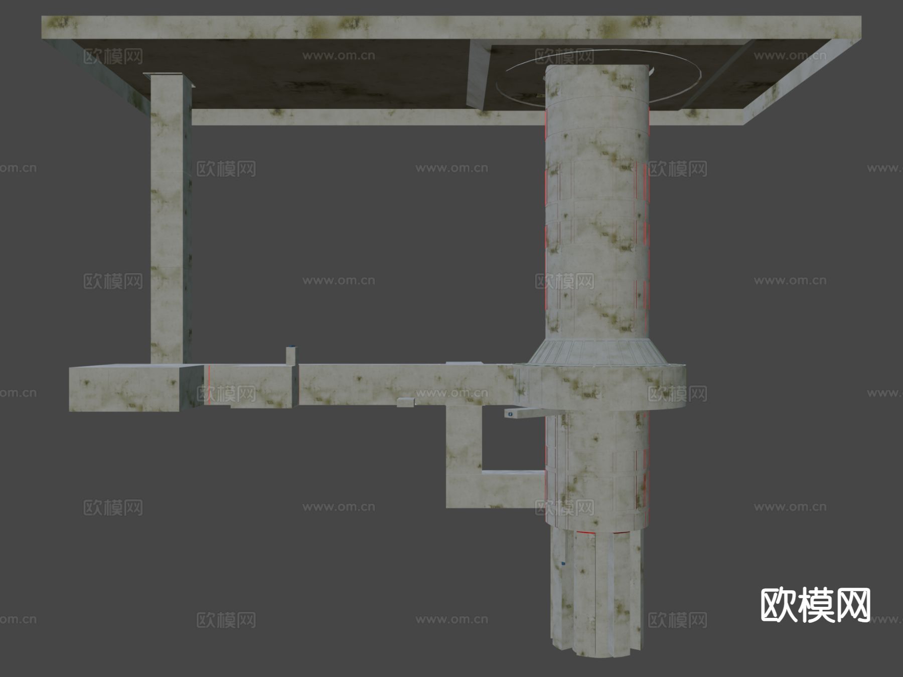 地下火箭 武器 导弹3d模型