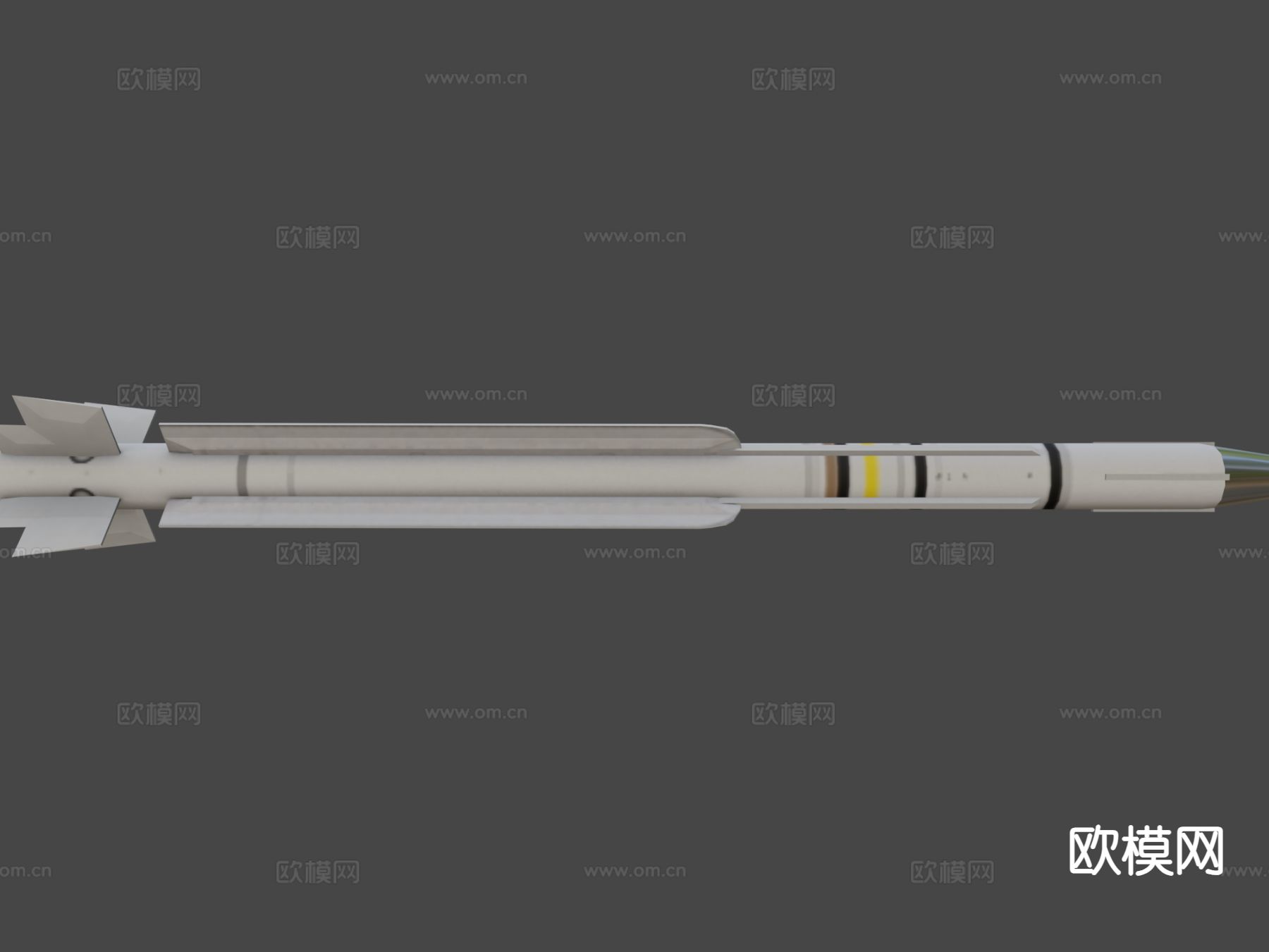 红外导弹3d模型