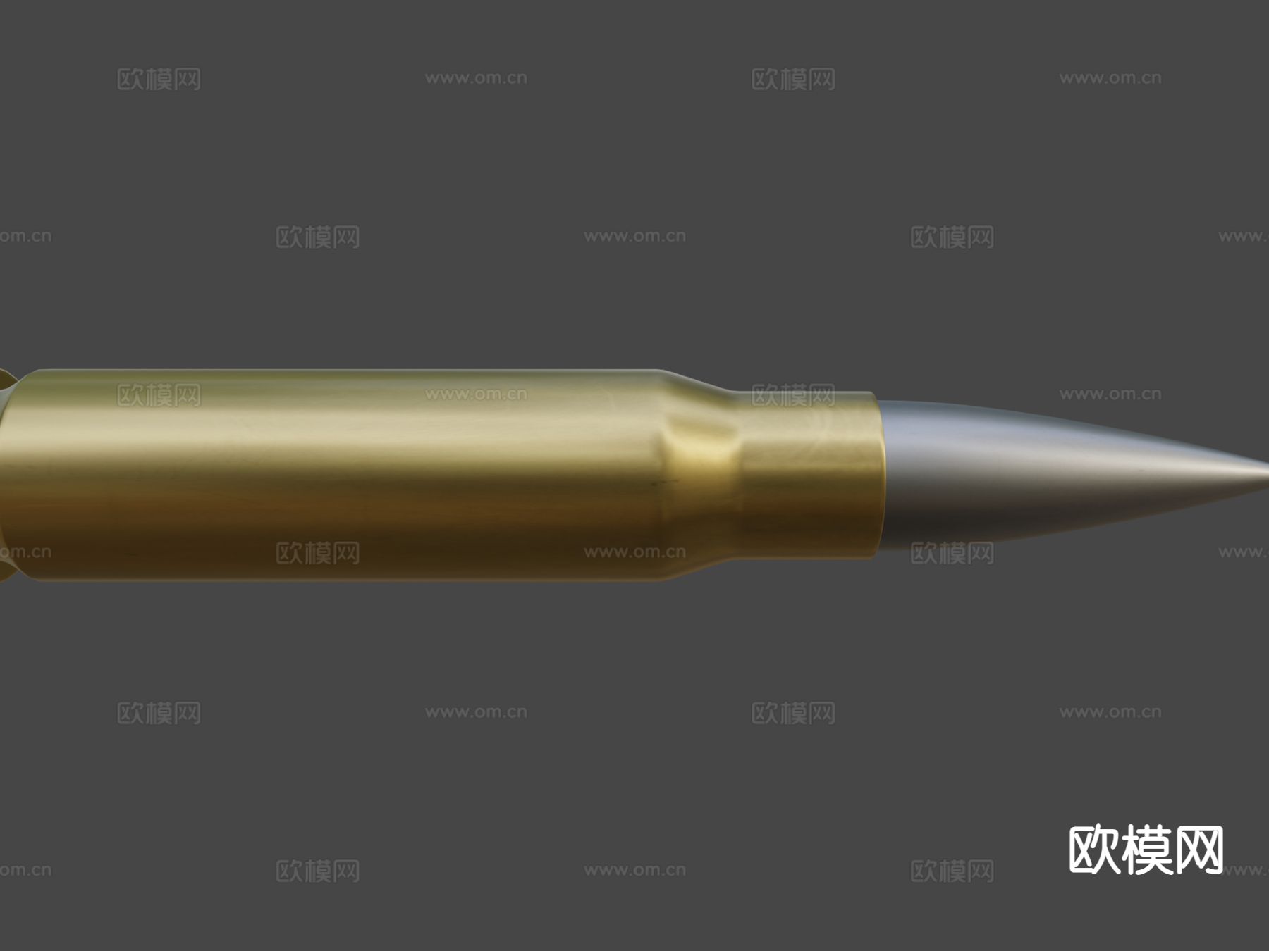 子弹7.62×51mm3d模型