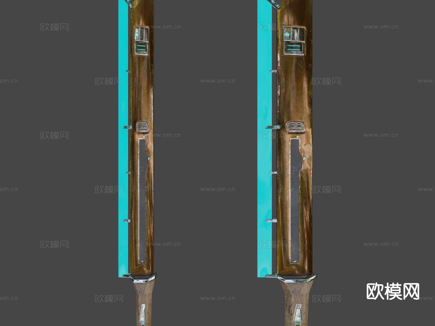 赛博朋克剑3d模型