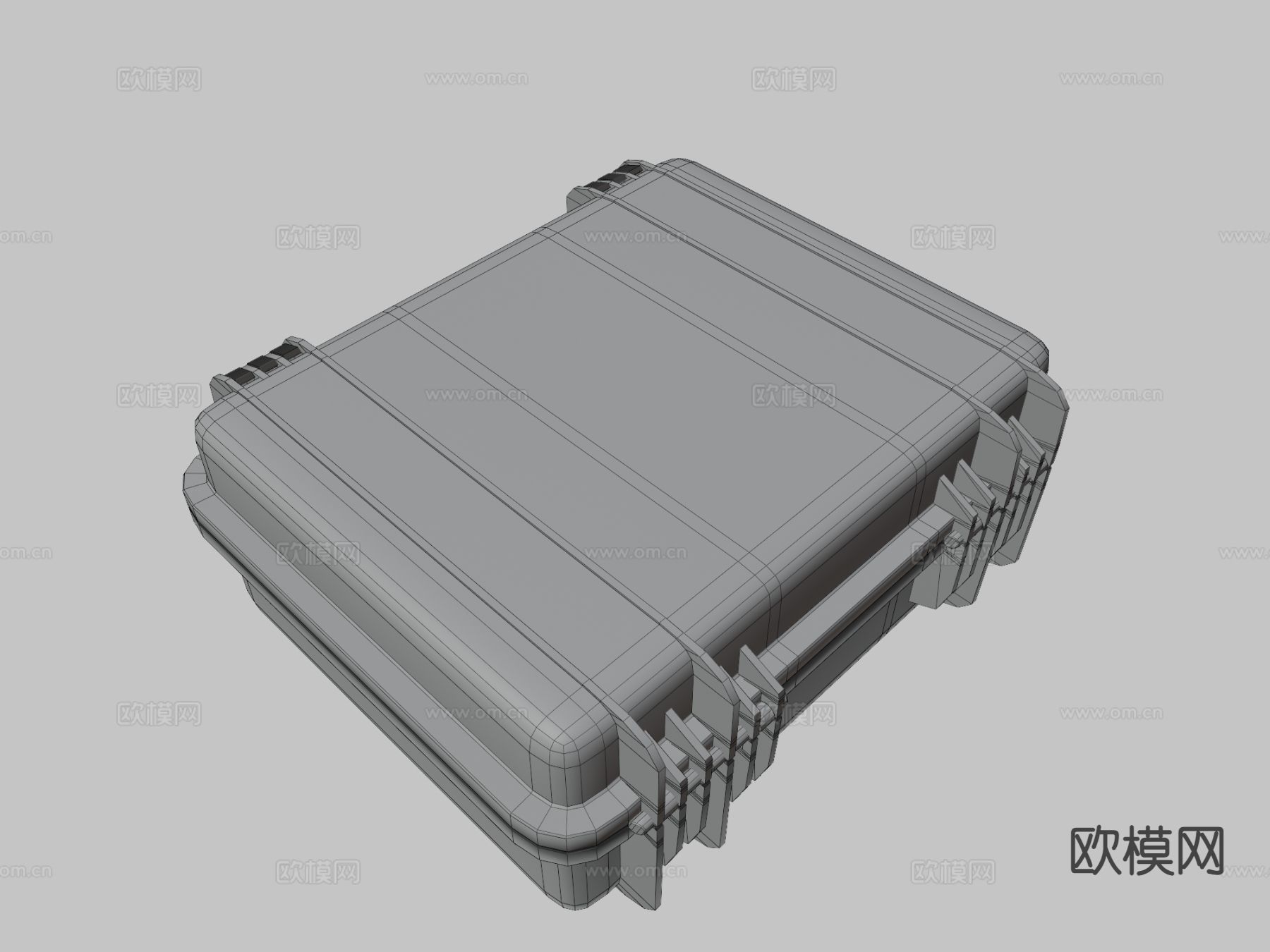 军用箱3d模型