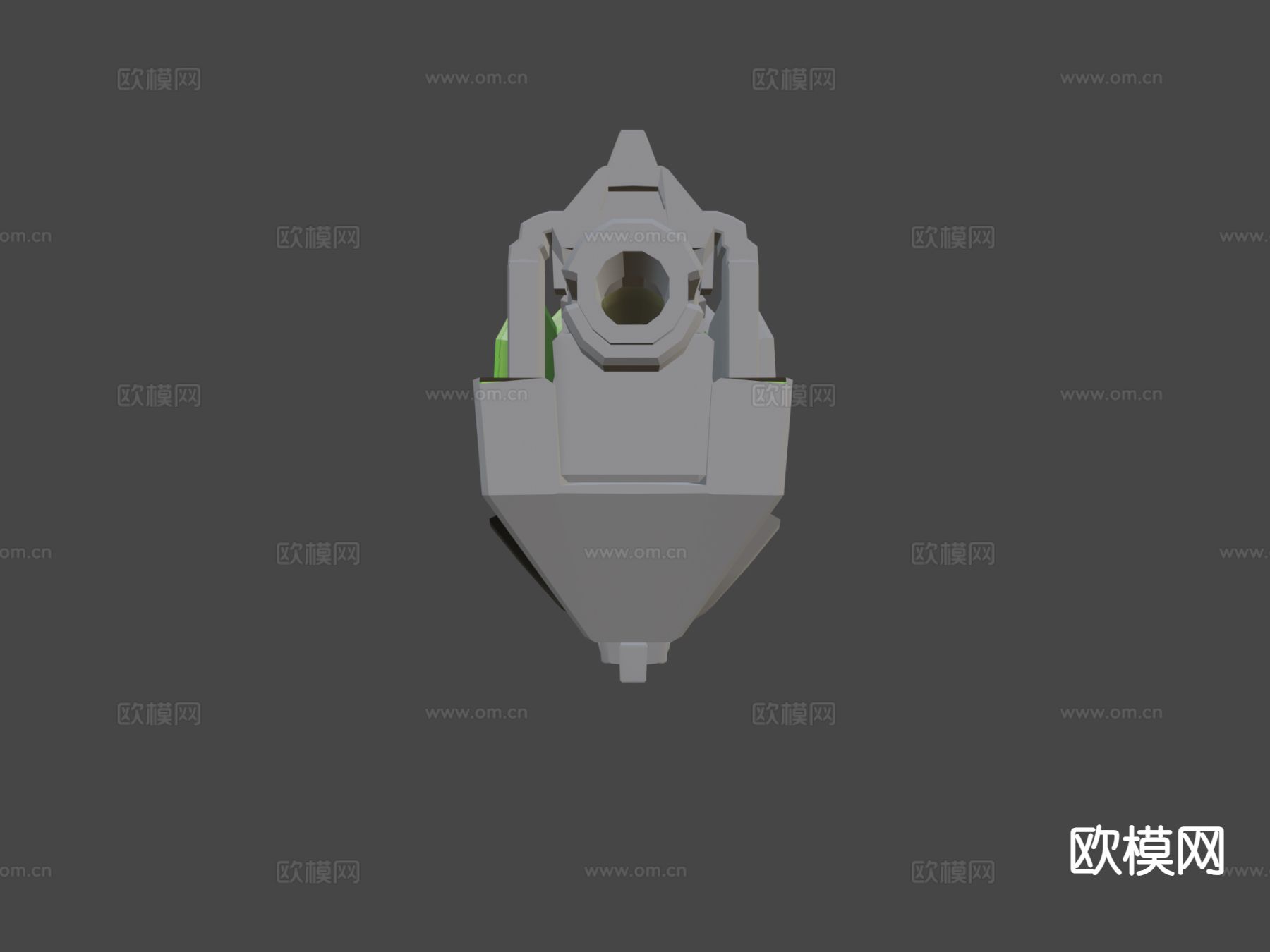 SCI-FI雷鸣枪 游戏手枪3d模型