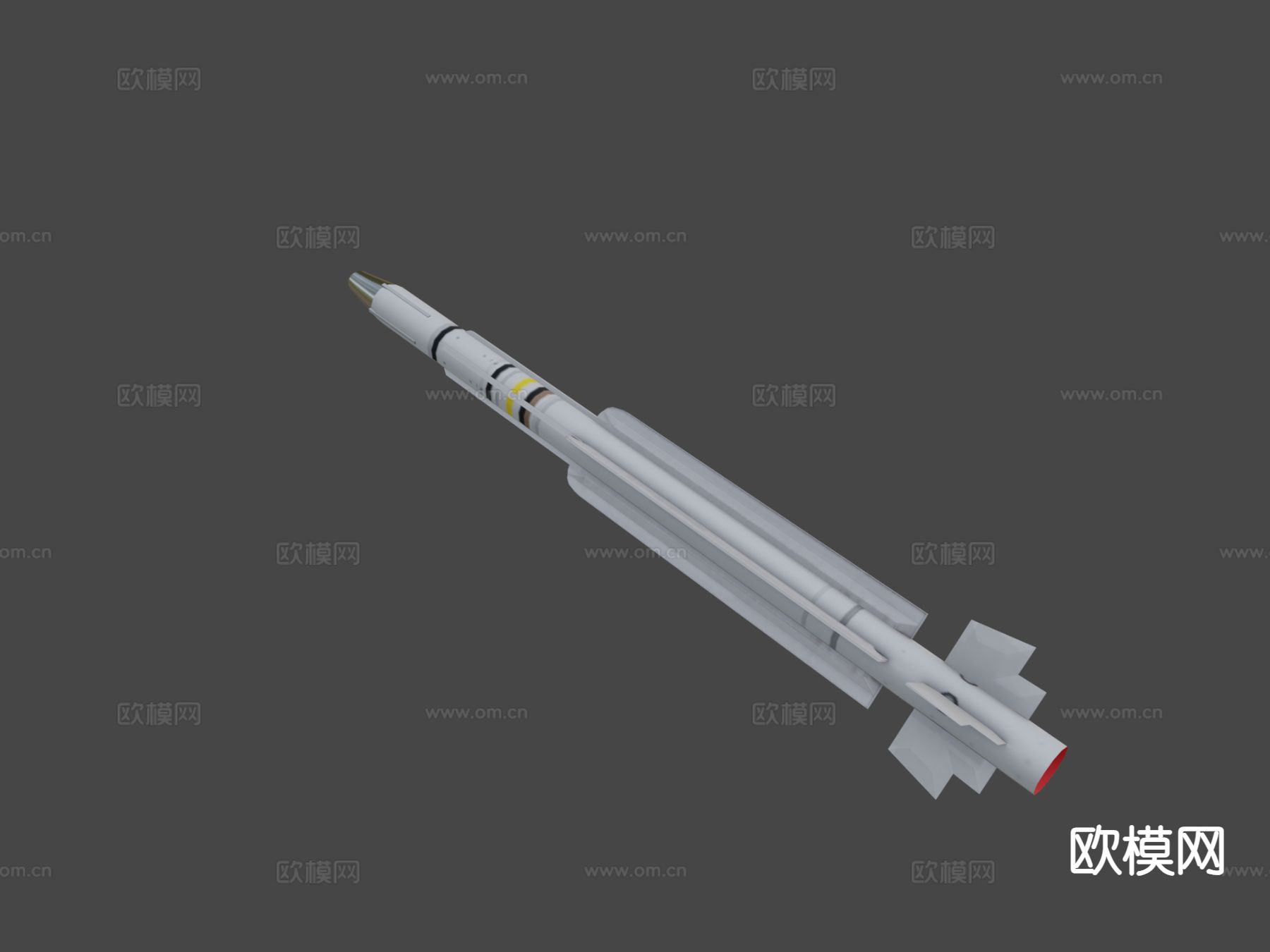 红外导弹3d模型