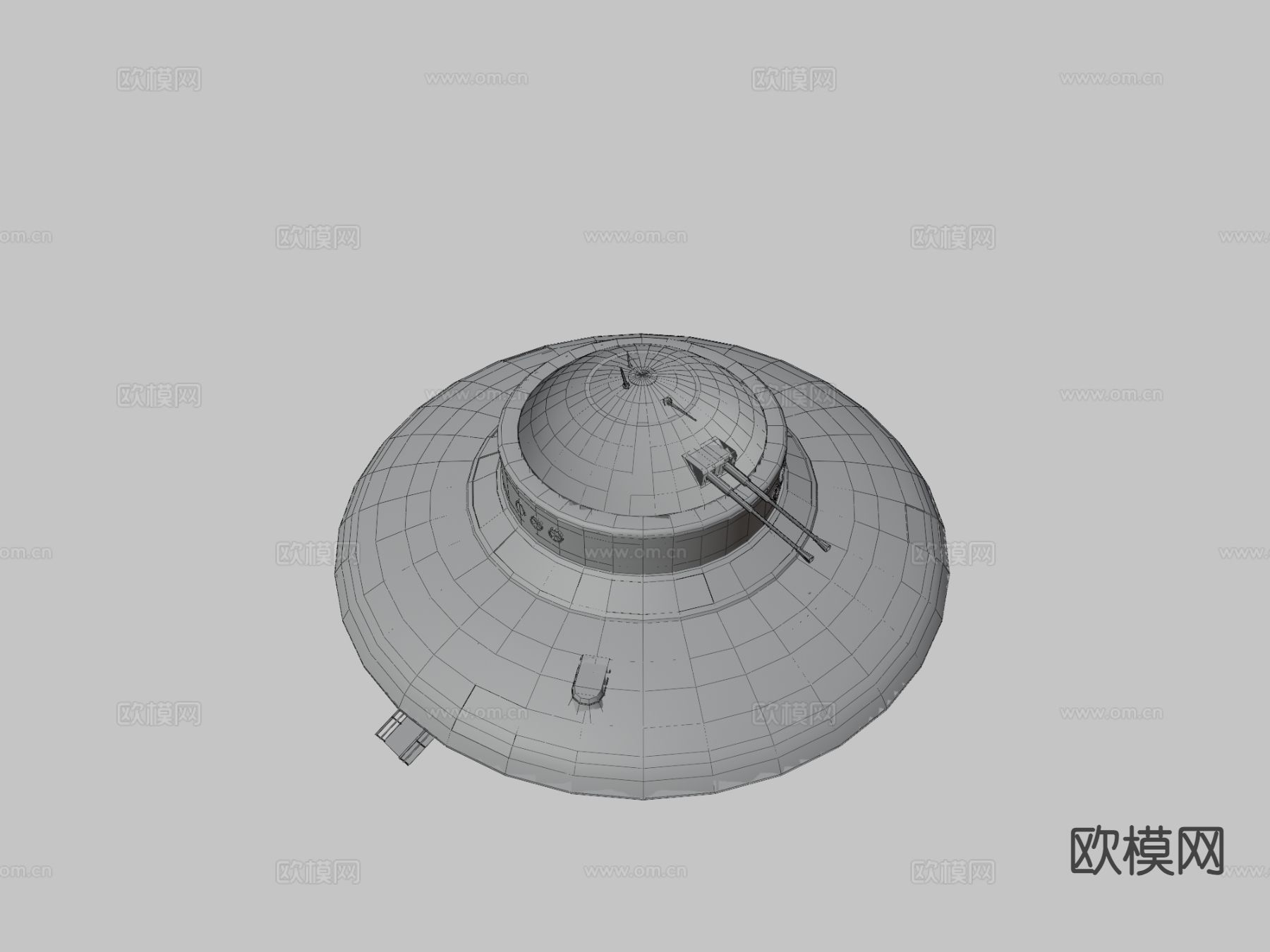 德国WW2 UFO3d模型