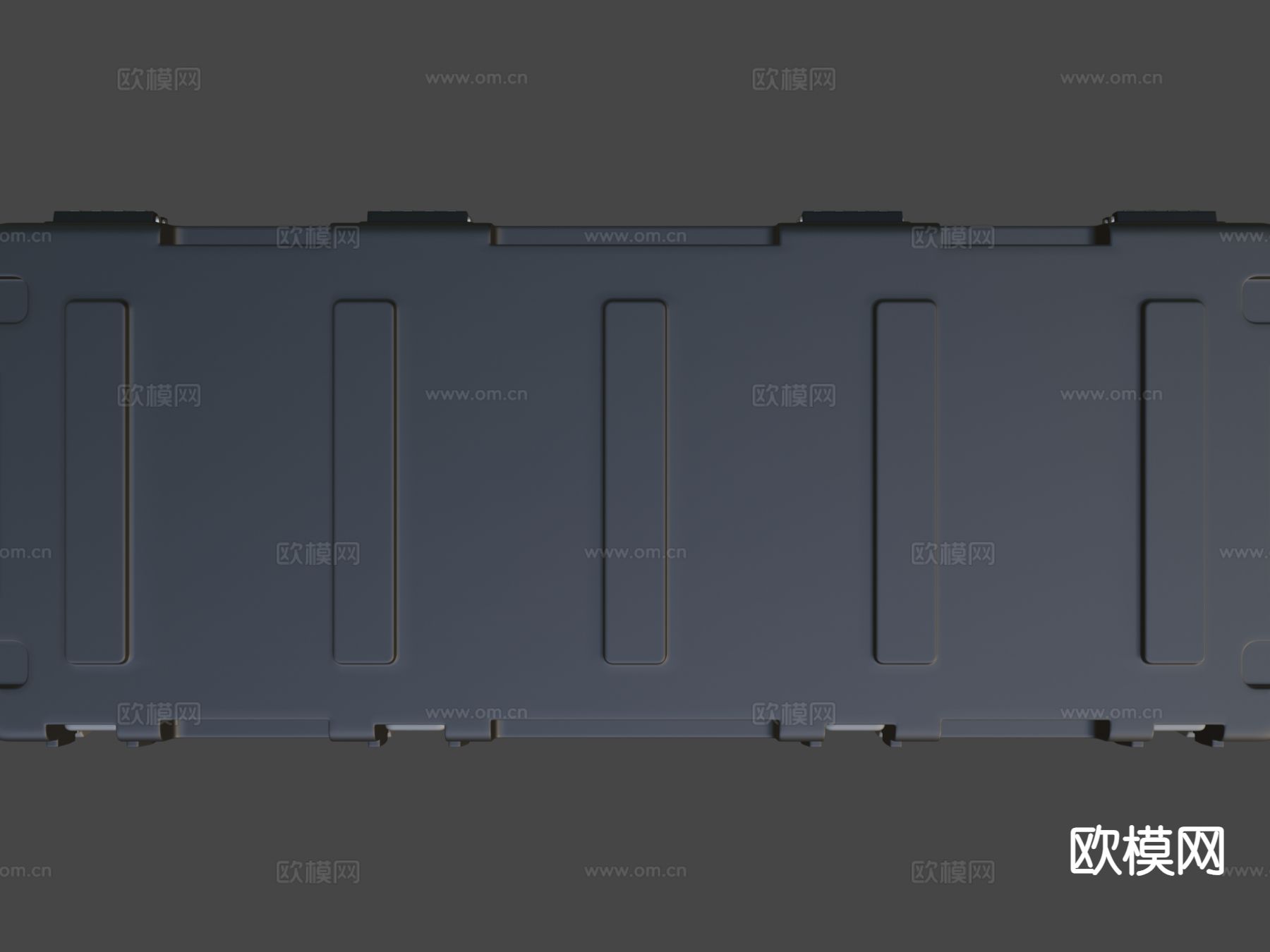 科幻集装箱 军用集装箱3d模型