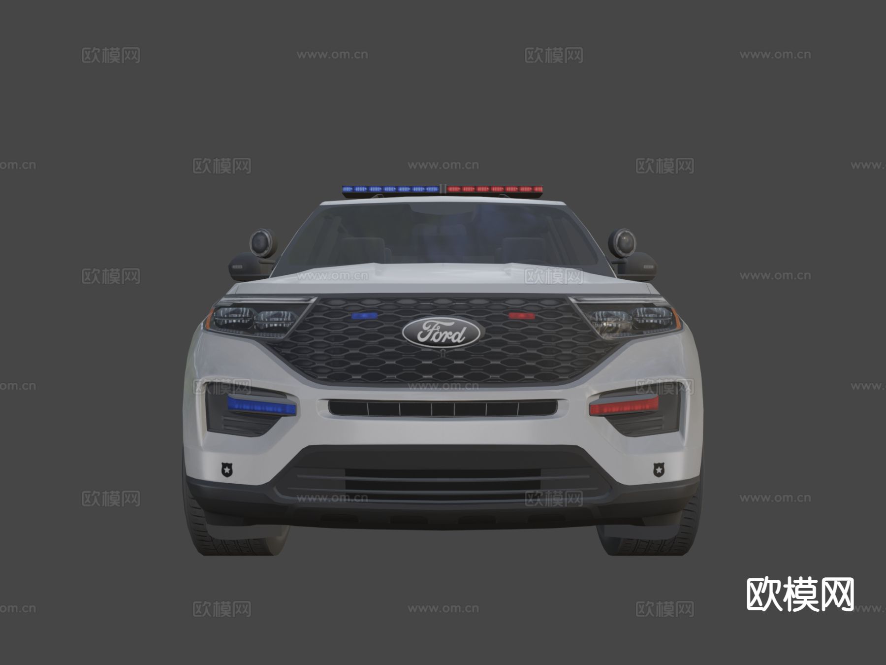 汽车 警车3d模型