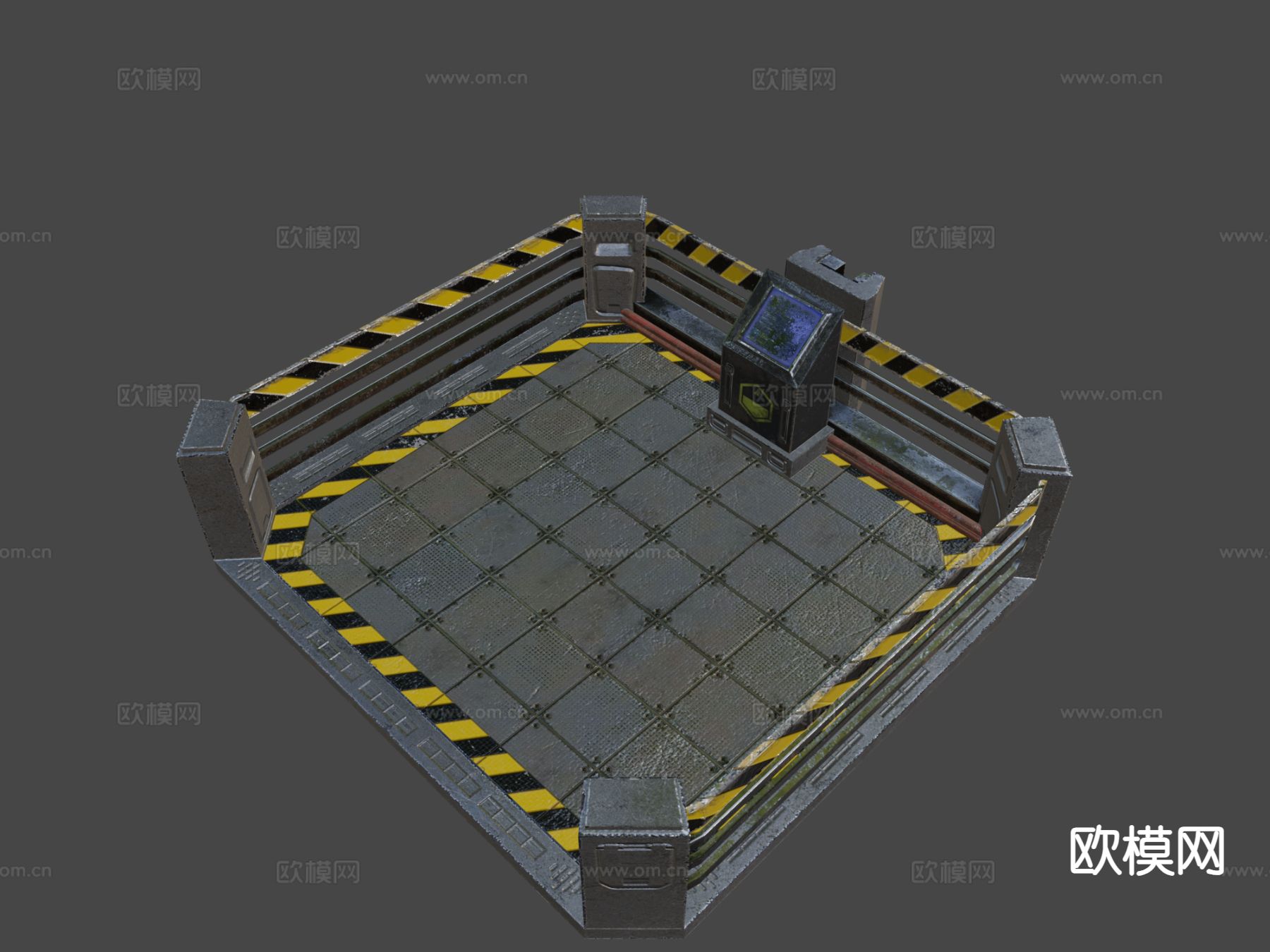 升降机-电梯3d模型下载（渲染图7）