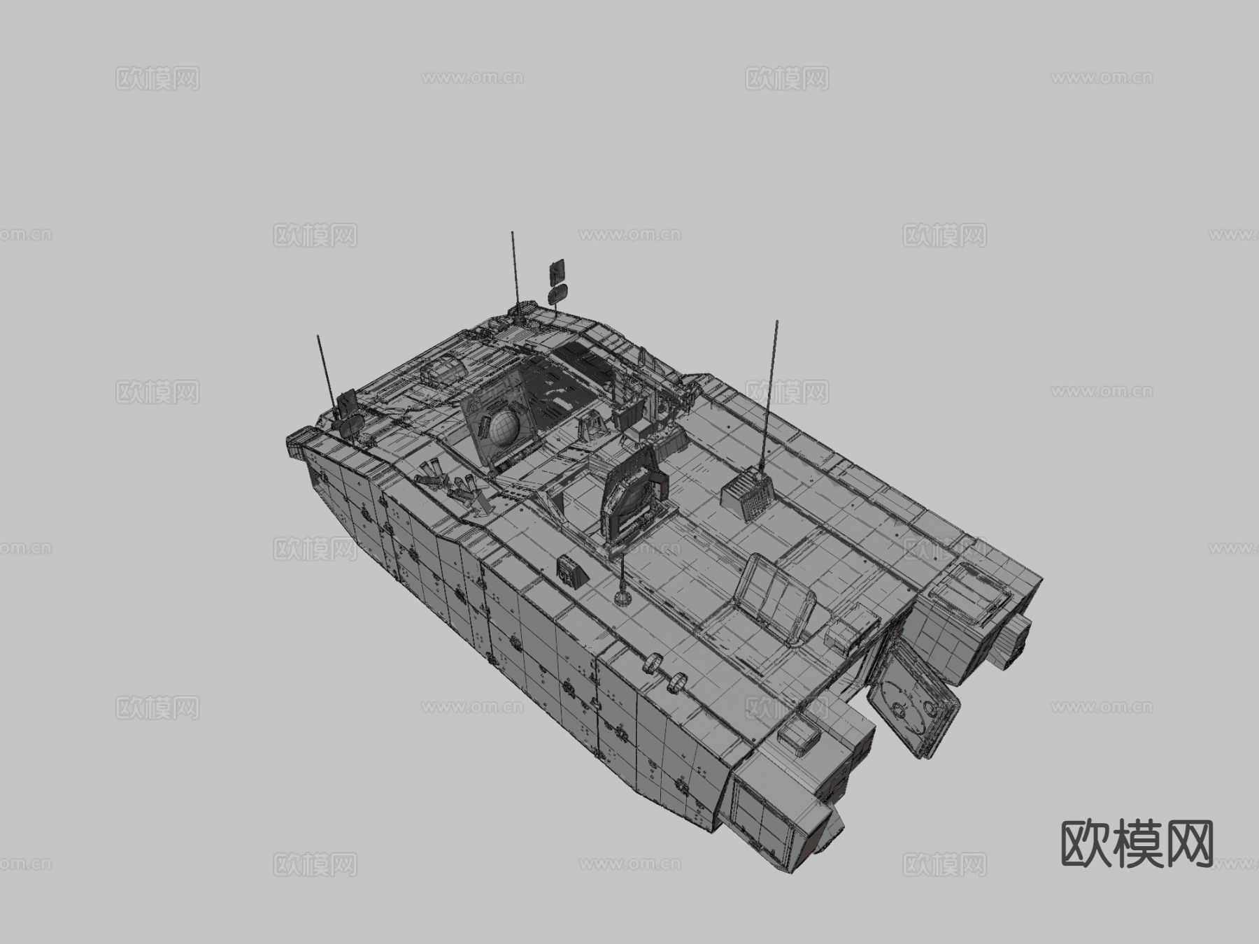 Ares装甲车3d模型