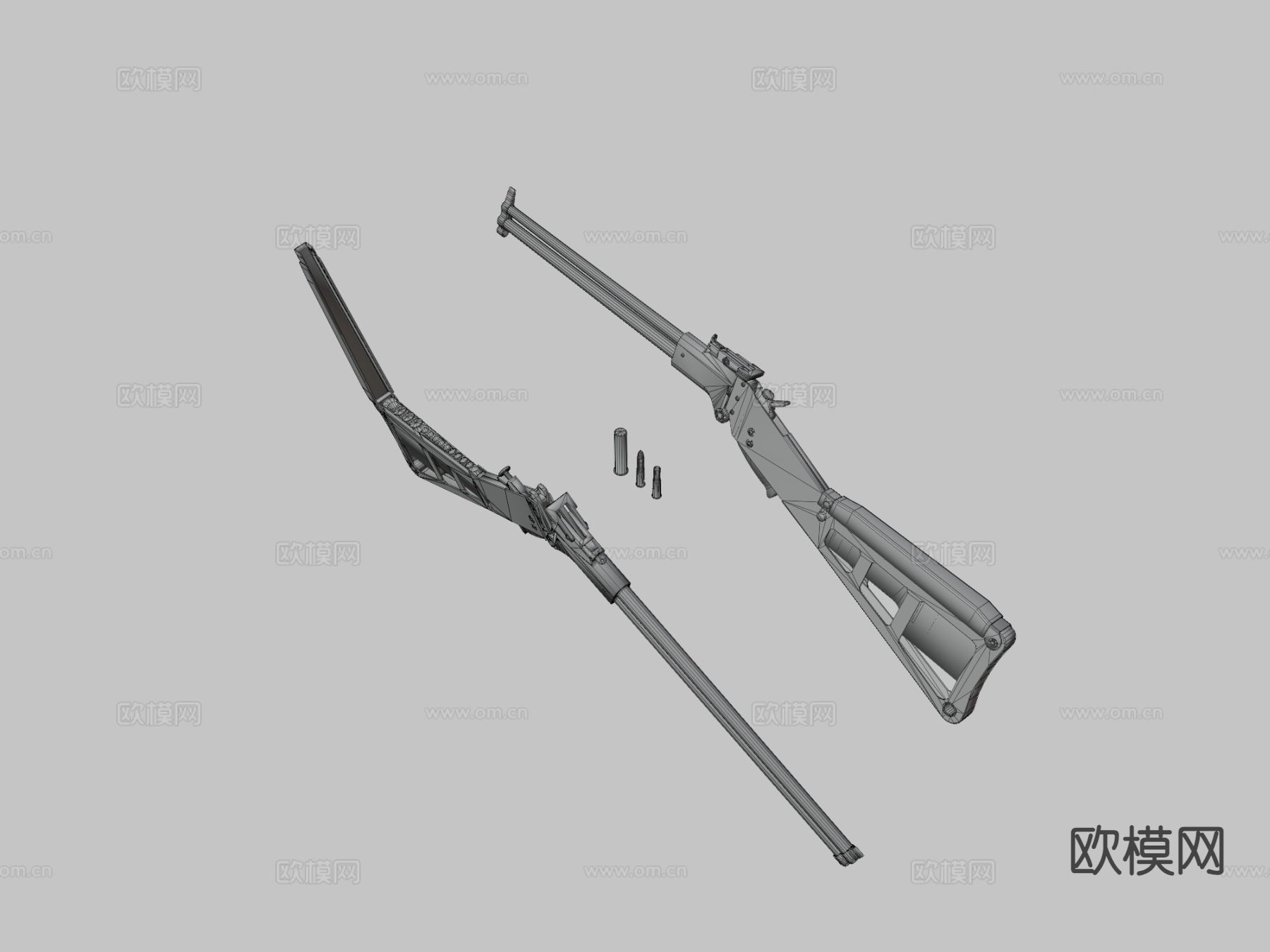 M6生存步枪3d模型