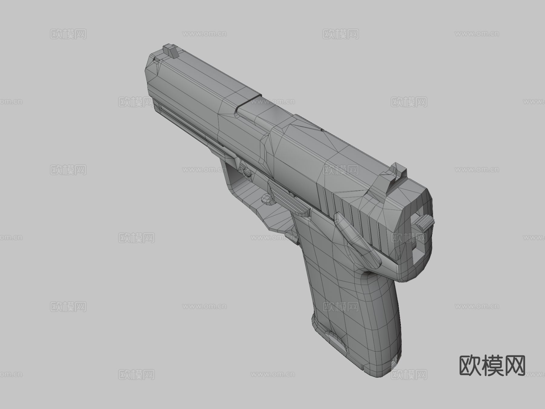 手枪 枪支 枪械 武器3d模型