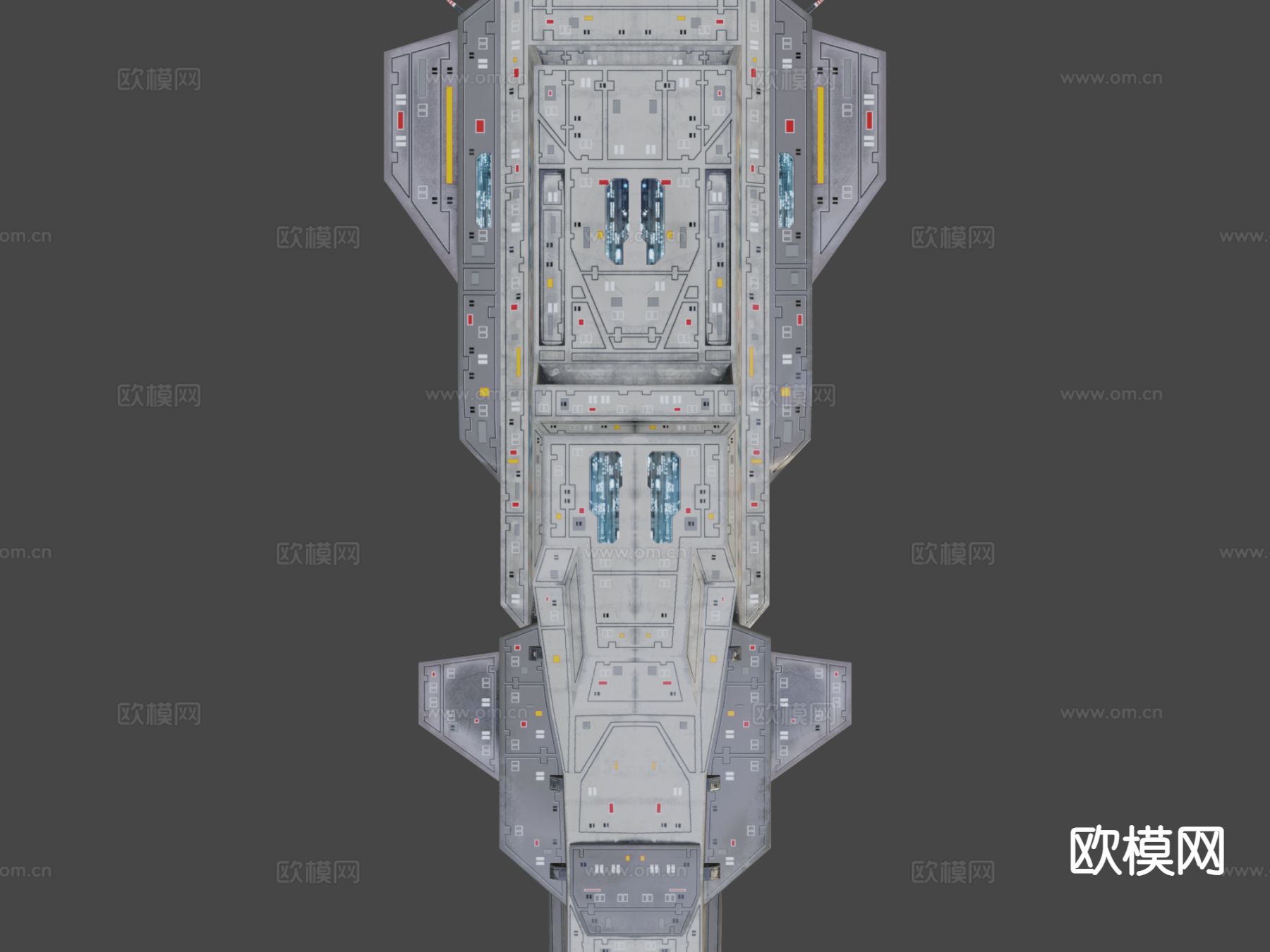 宇宙飞船母舰3d模型