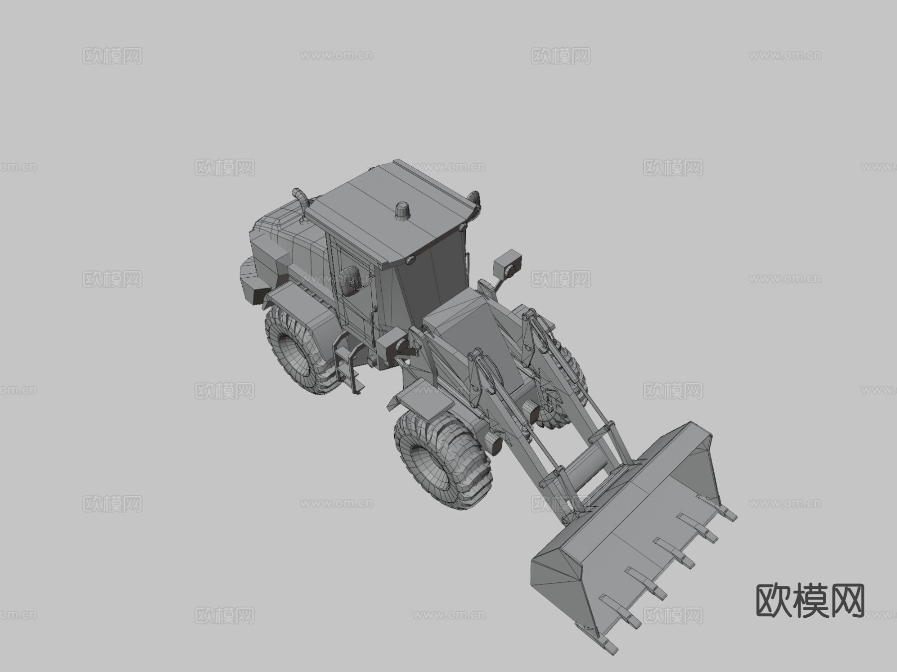 推土机 铲车 挖掘机3d模型