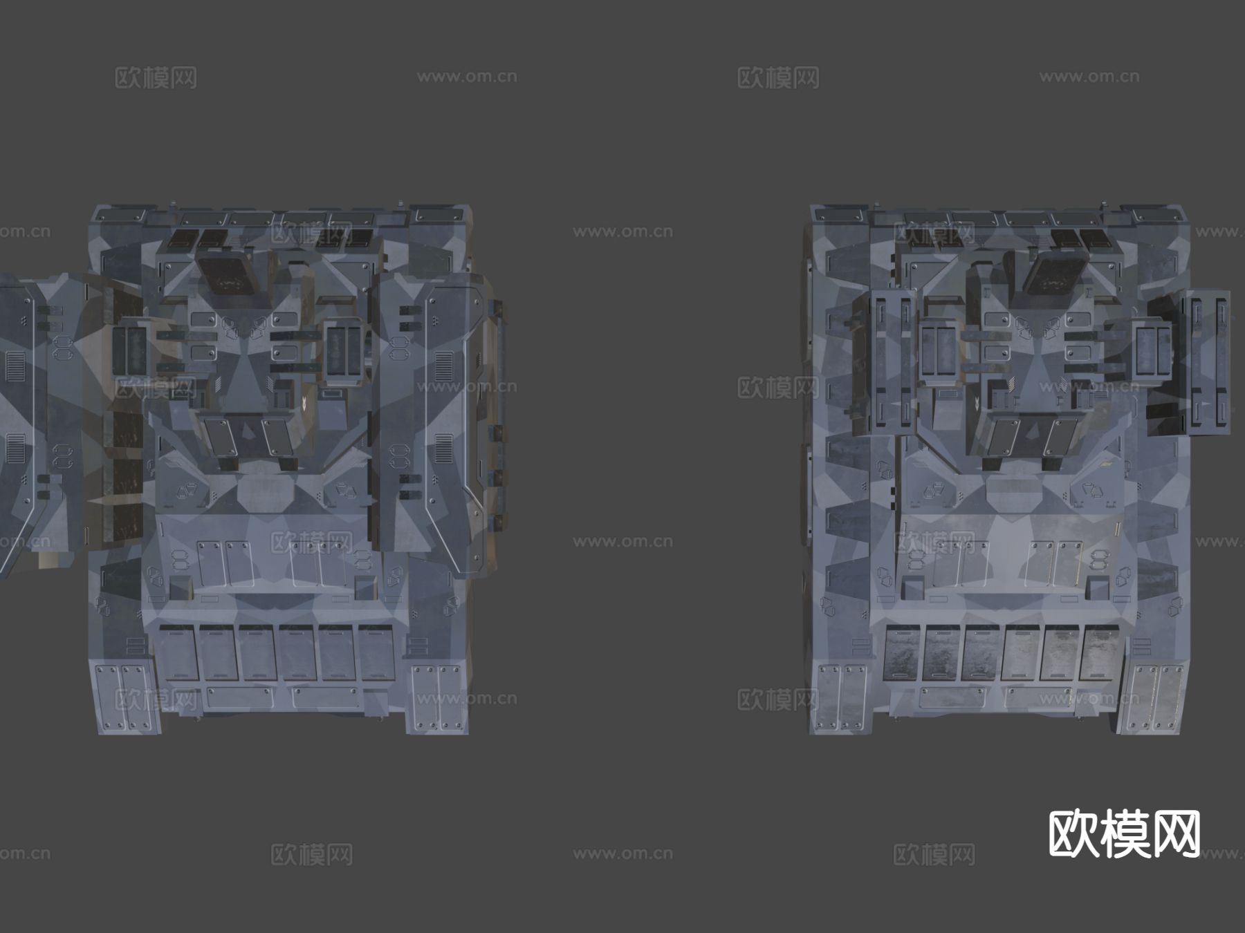 科幻运载器3d模型