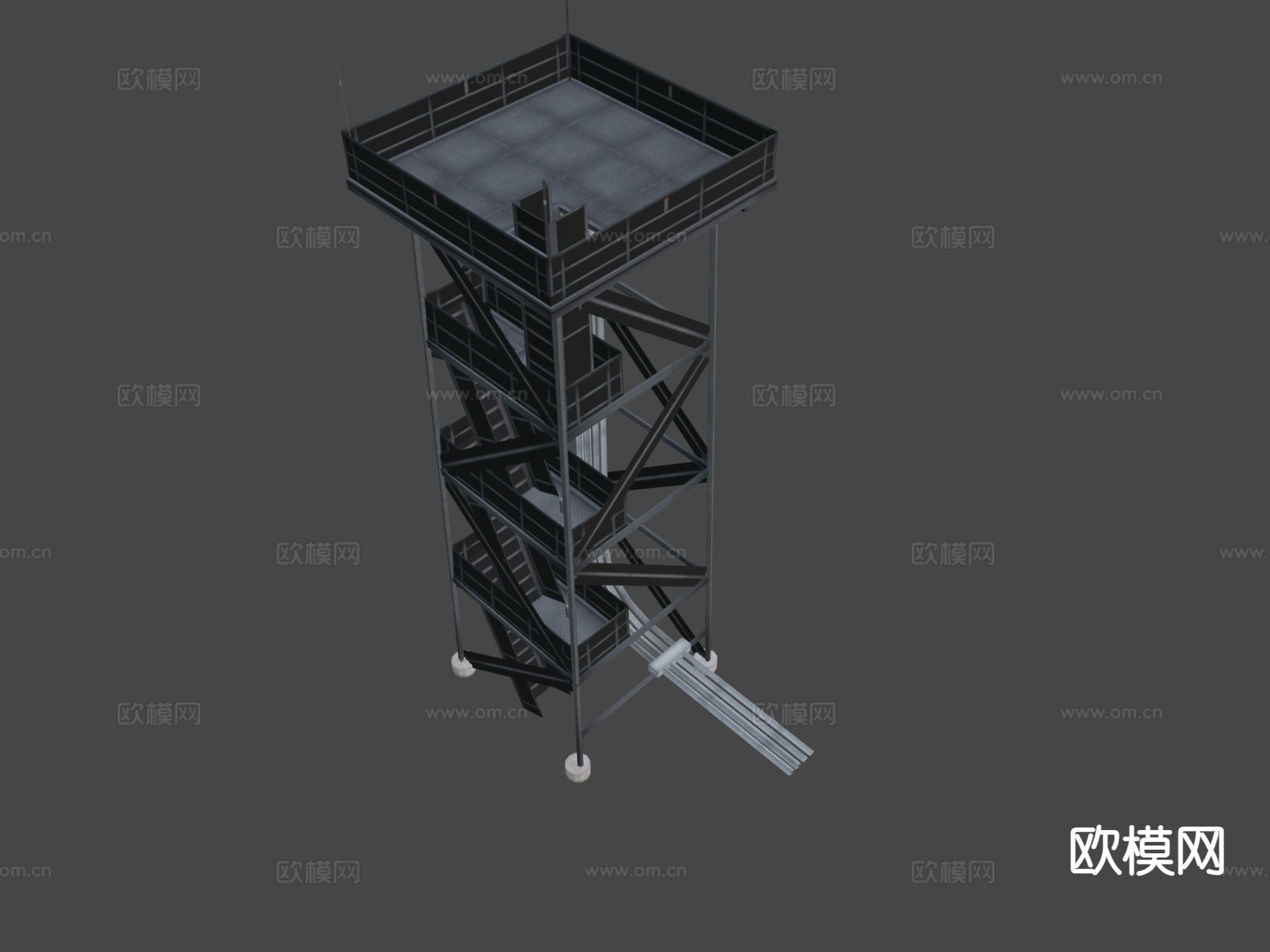 守卫塔 信号塔3d模型