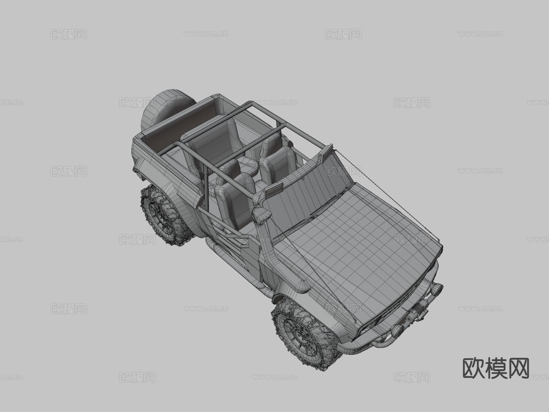 汽车 吉普车 越野车3d模型