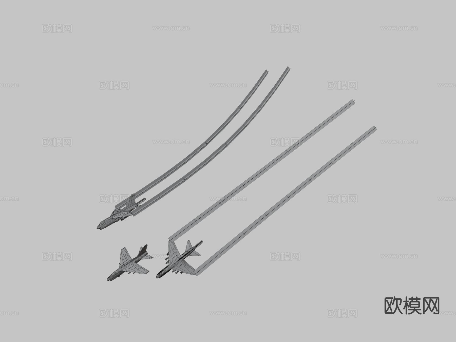 飞机 战斗机3d模型下载（渲染图4）