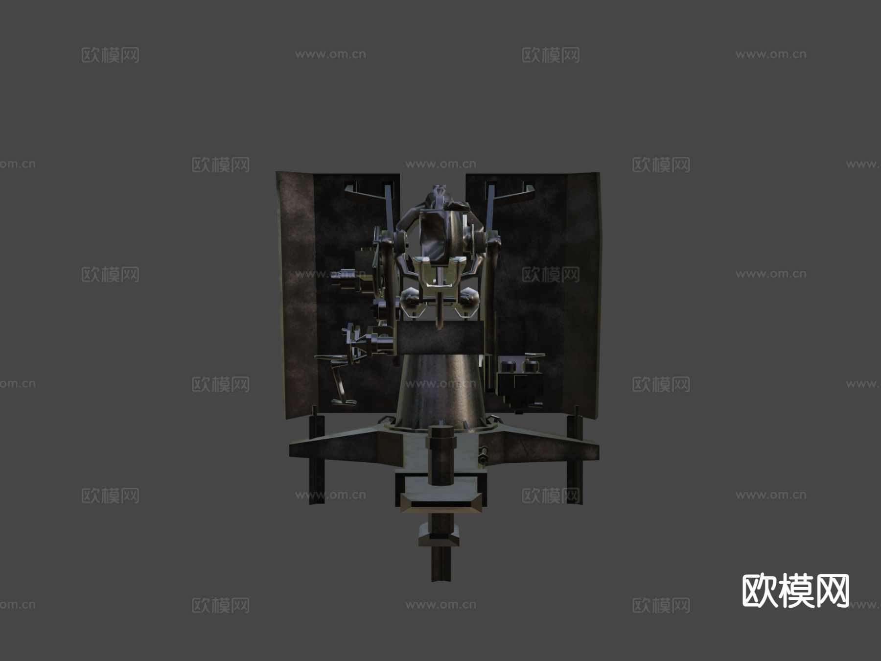 火炮枪 枪支 武器3d模型