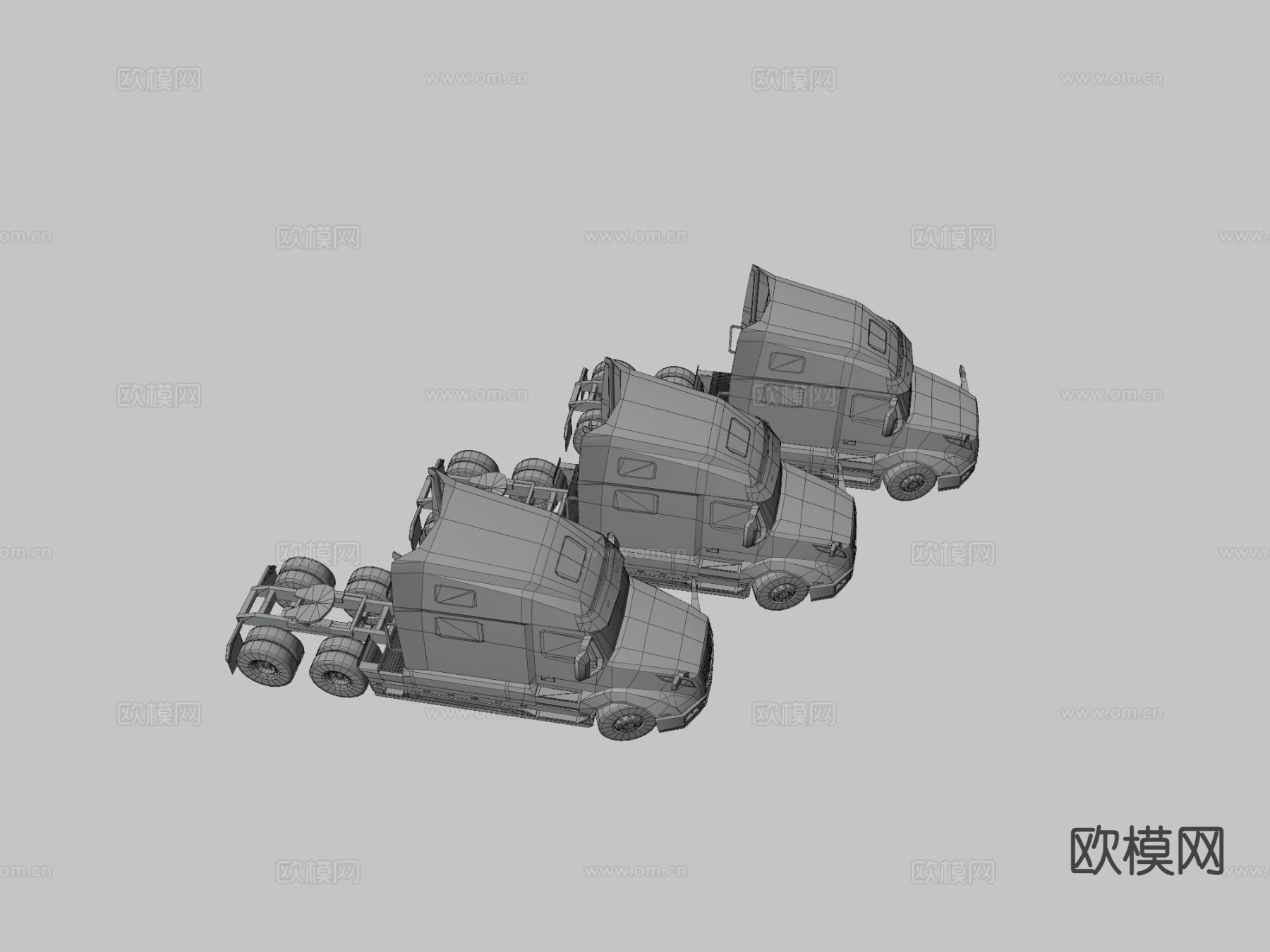 沃尔沃集团卡车3d模型