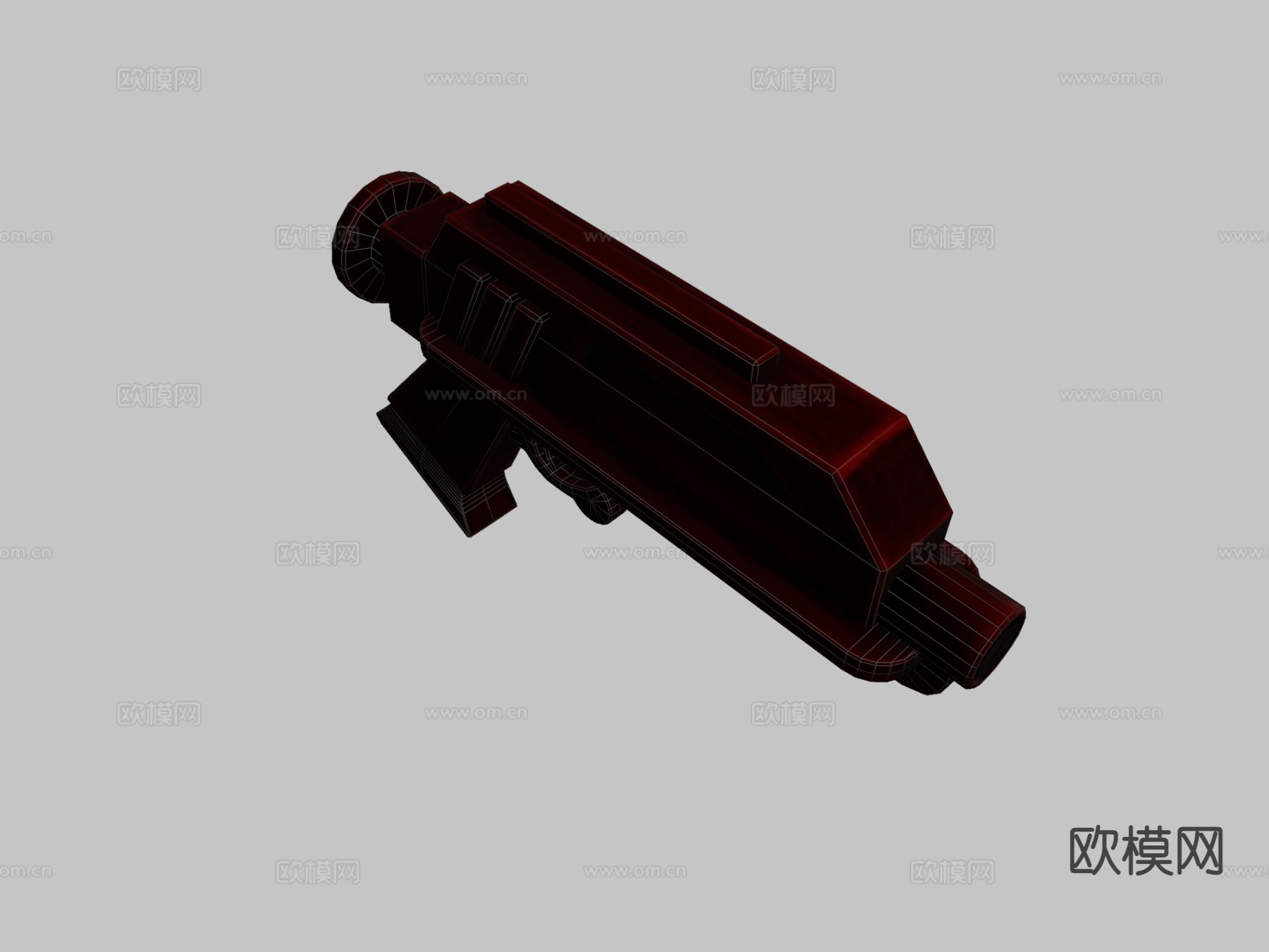 DC-17爆破手枪 动漫道具3d模型