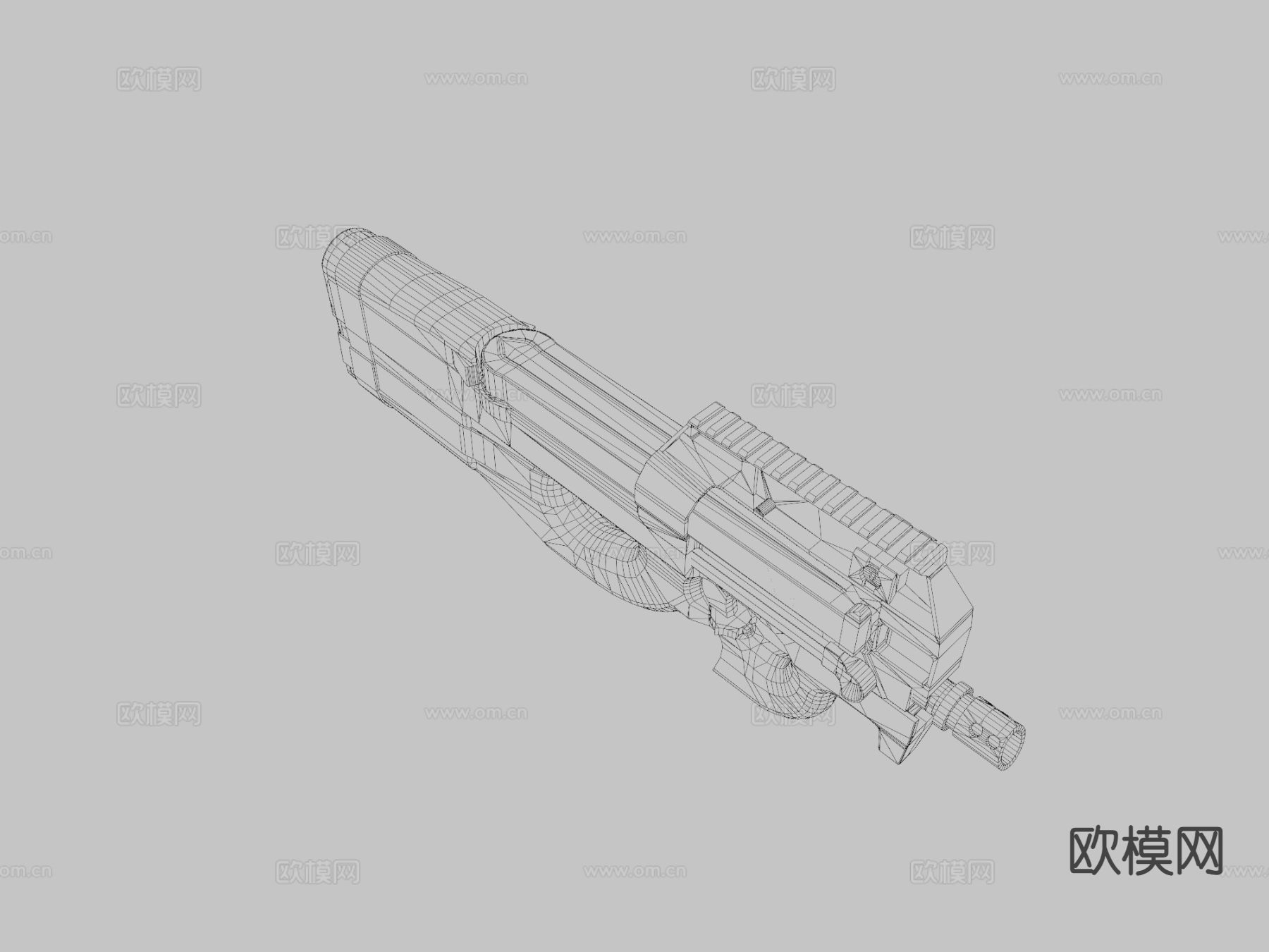 冲锋枪 枪支 枪械 武器3d模型