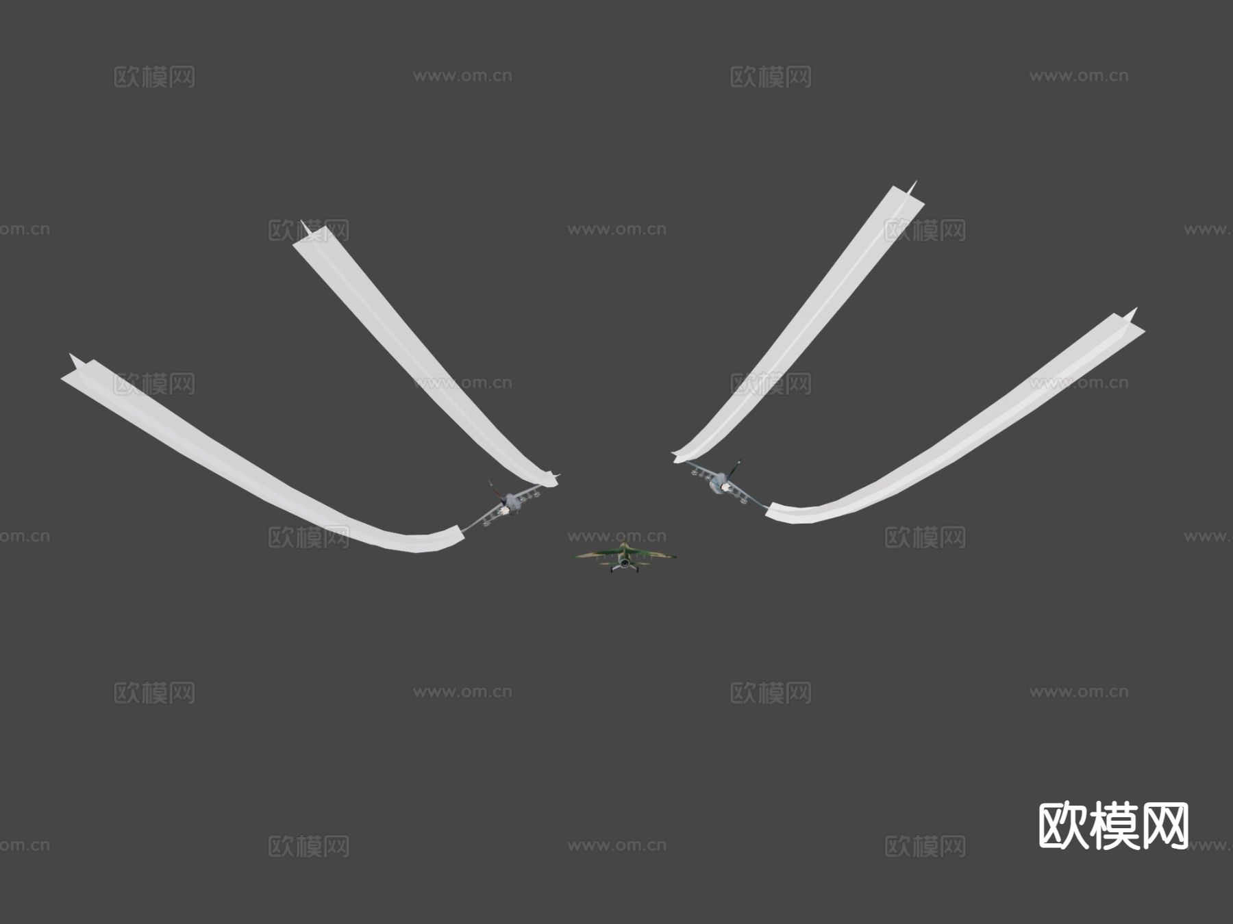 飞机 战斗机3d模型下载（渲染图6）