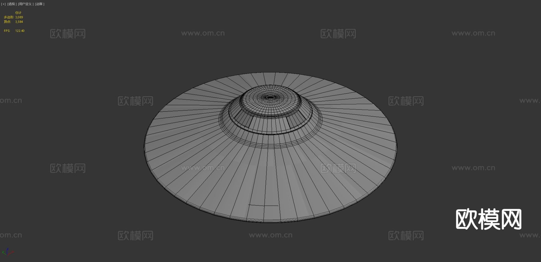 外星飞船 飞碟3d模型