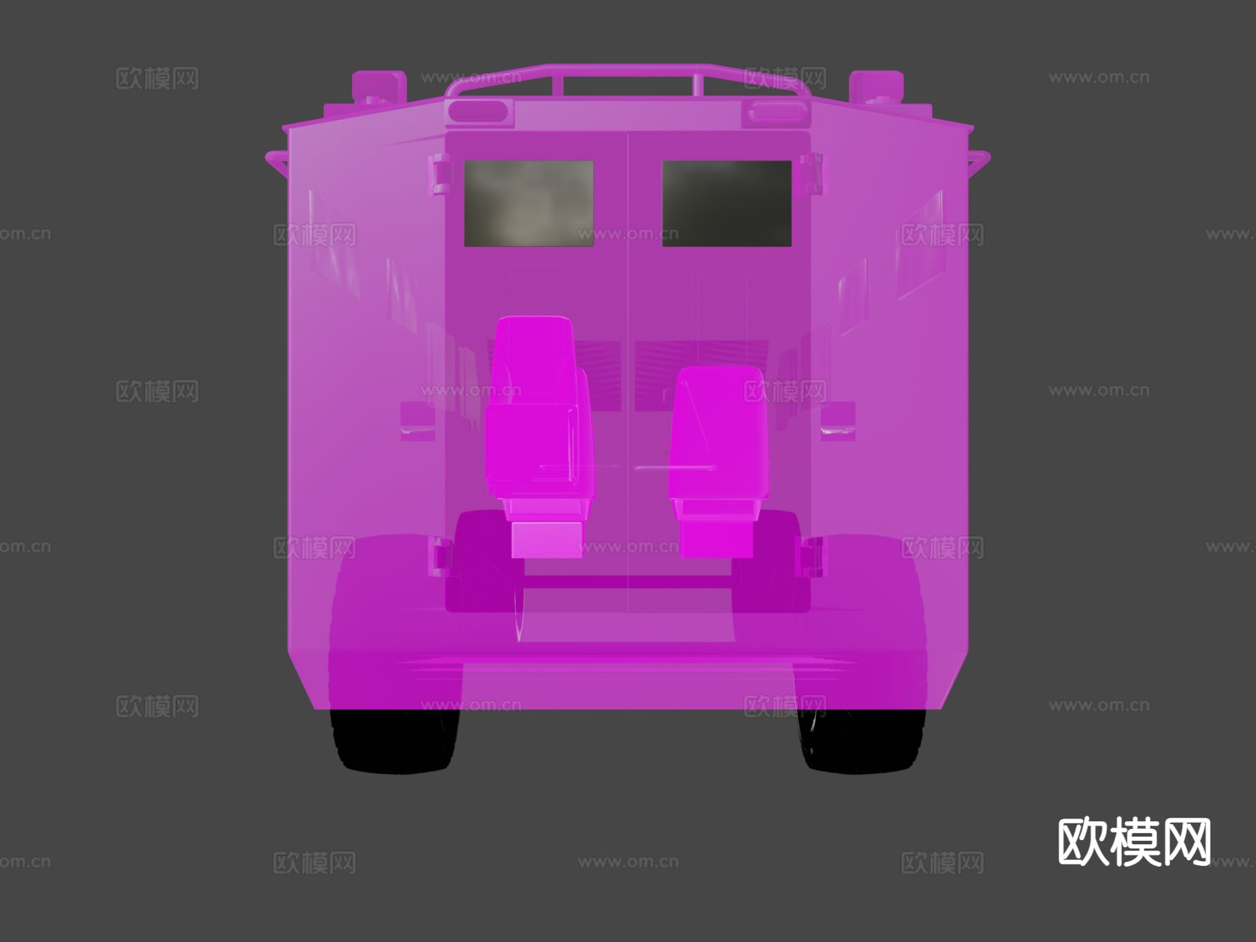 装甲车 越野车3d模型