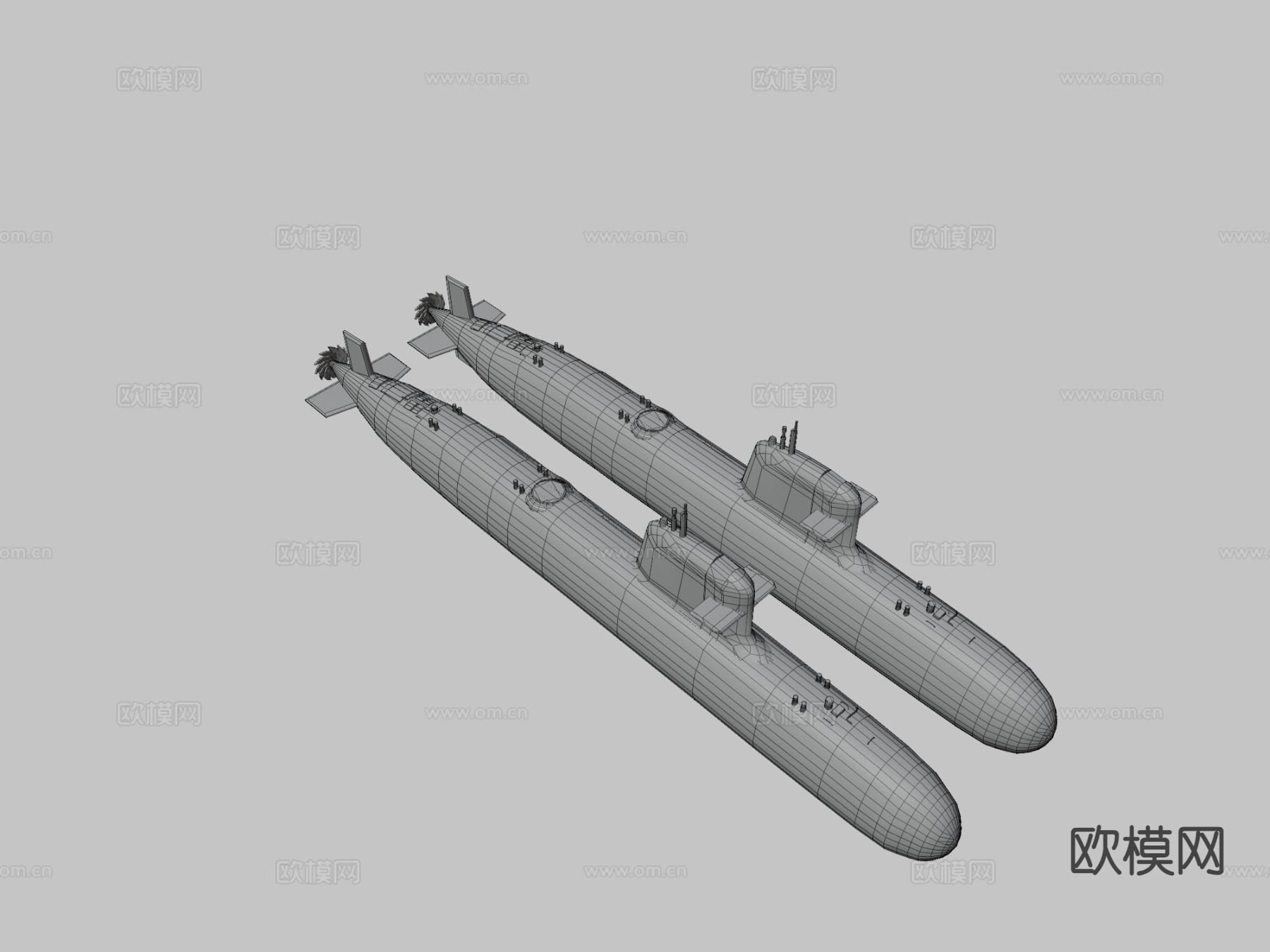 潜艇3d模型