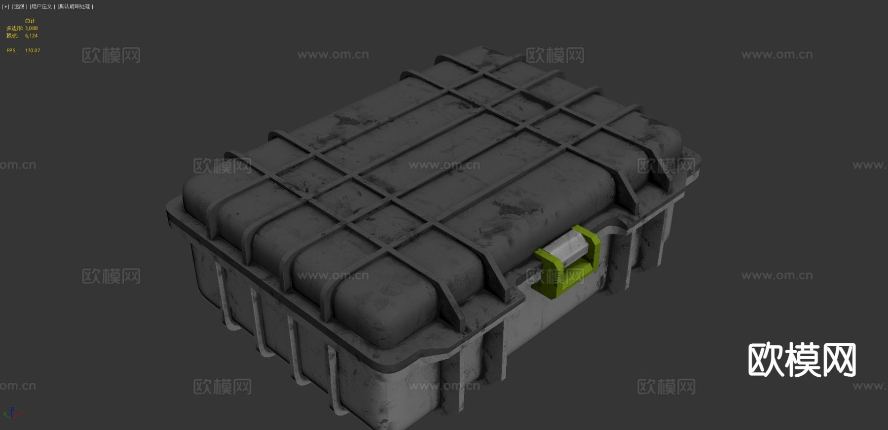 板条箱 工具箱 盒子3d模型