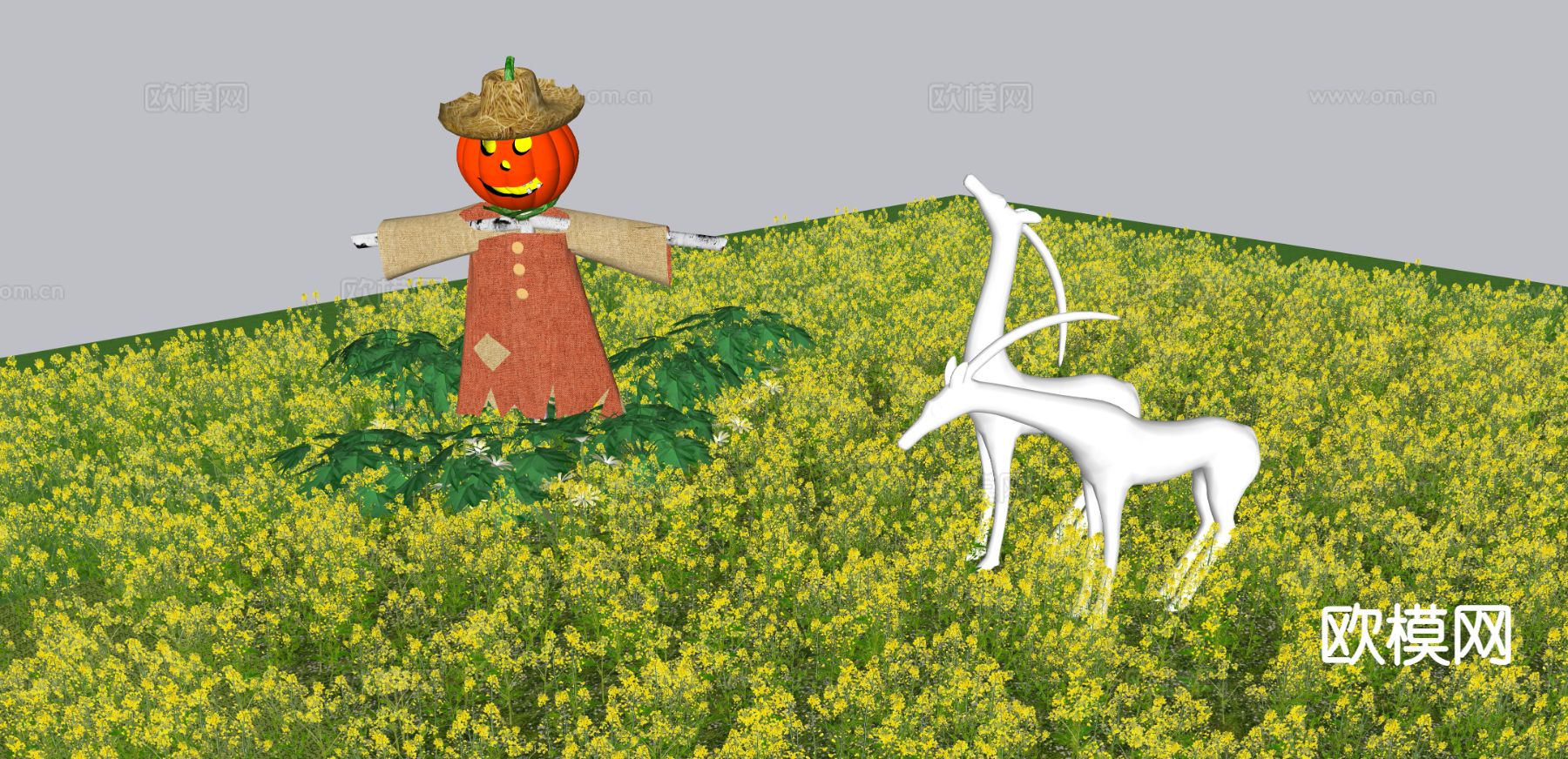 植物 花草su模型下载