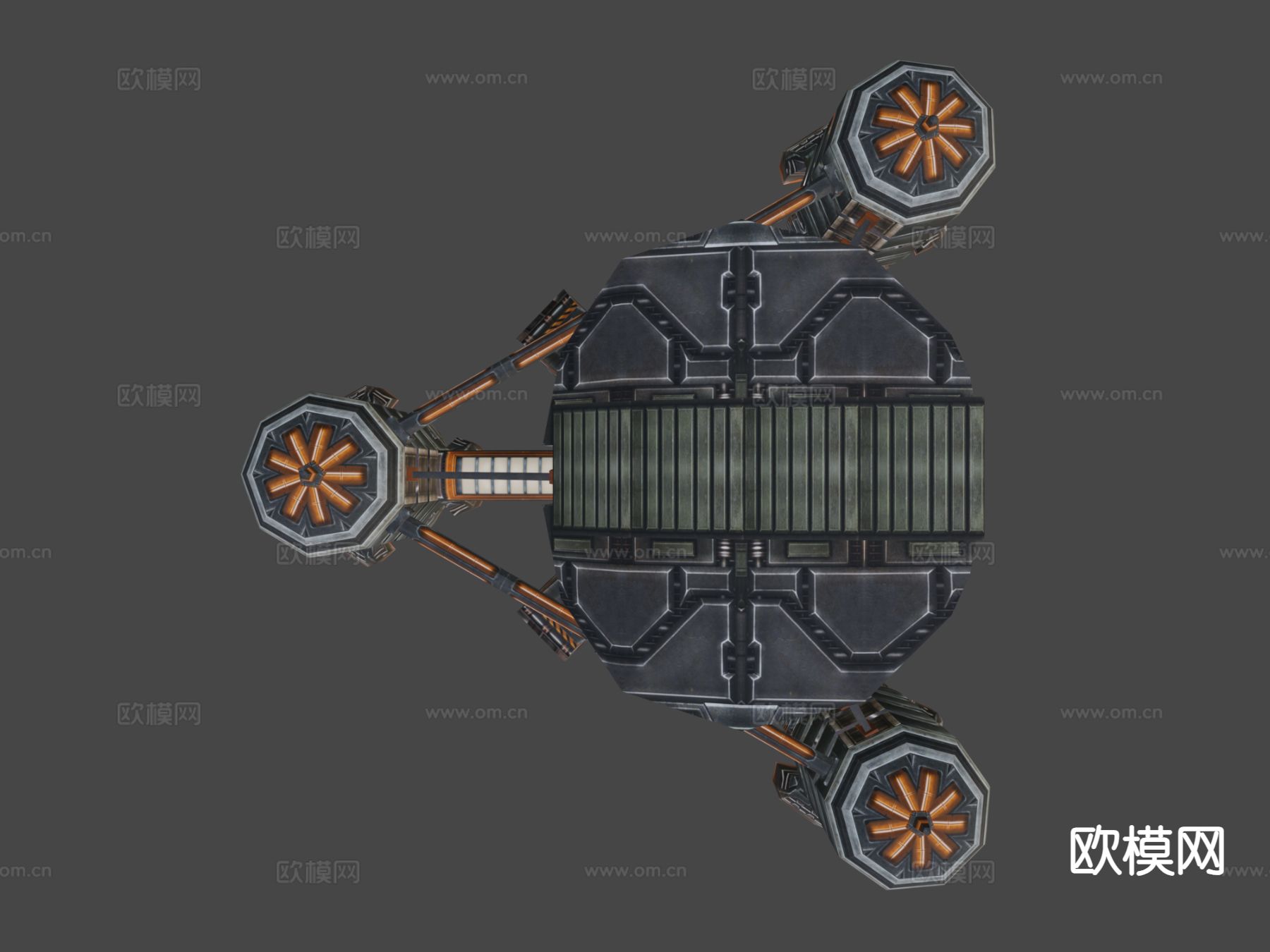 科幻建筑 储存设施3d模型