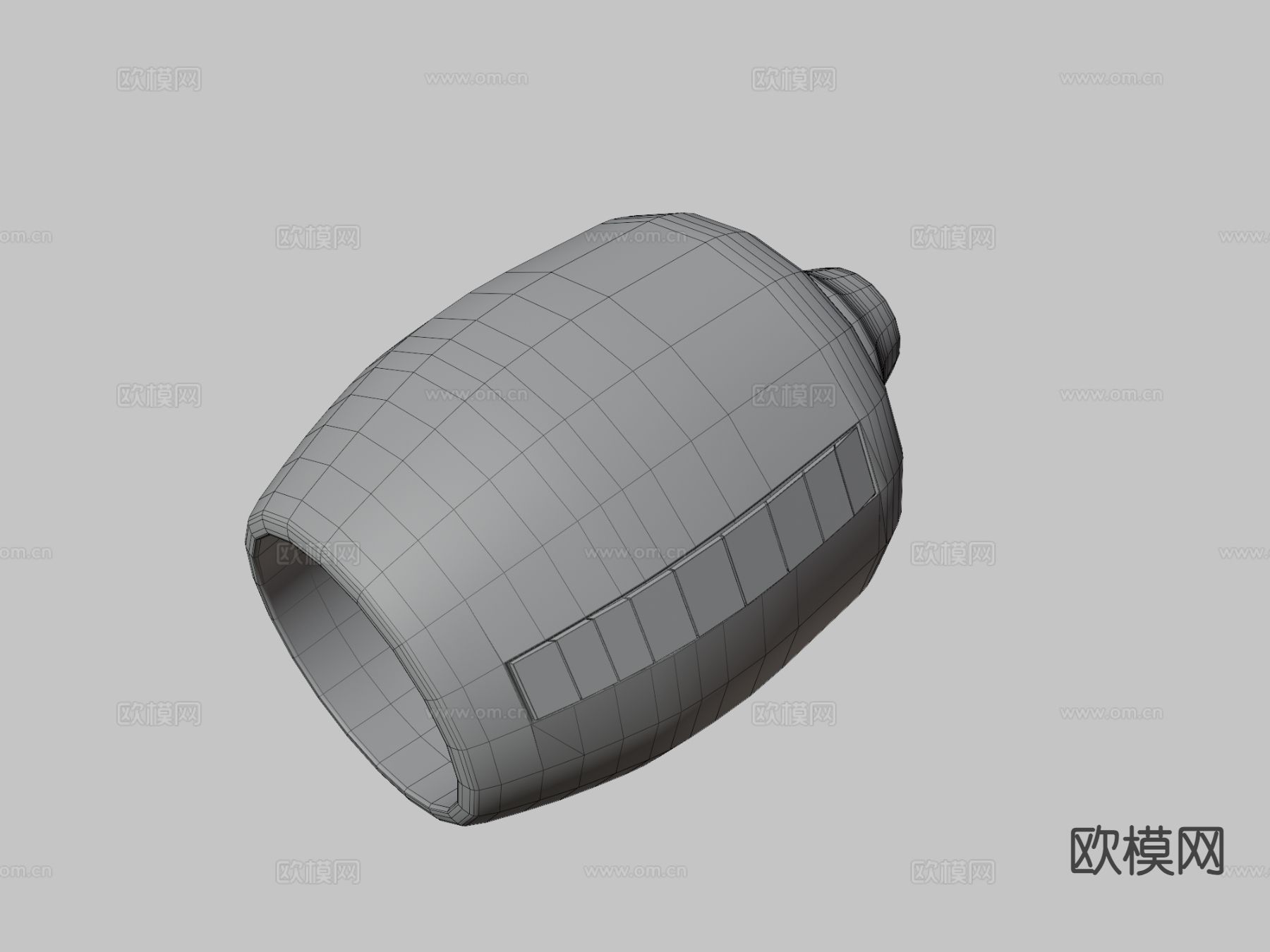 巨型爆破枪 游戏道具3d模型