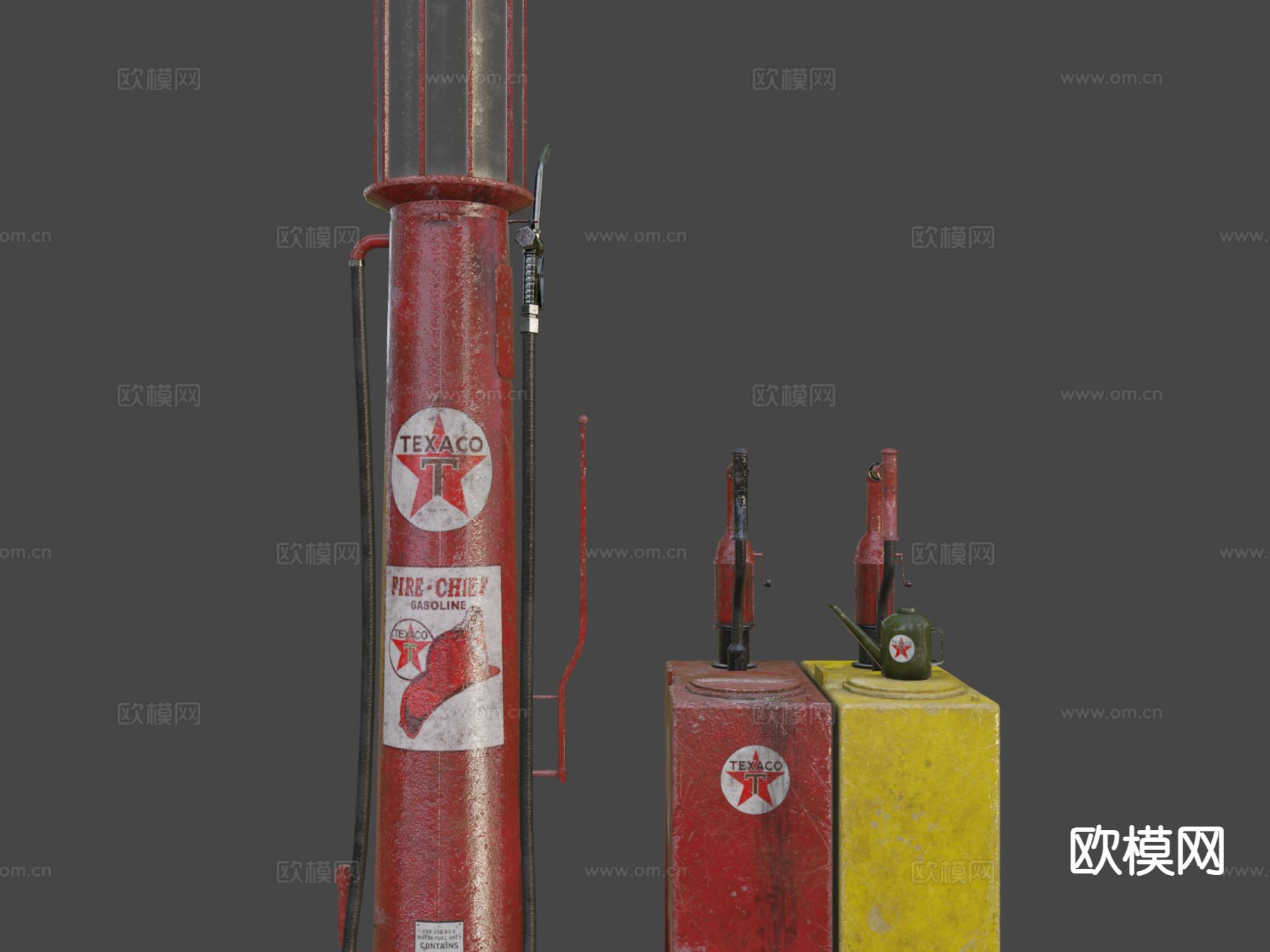 燃气泵 油泵站3d模型下载（渲染图9）