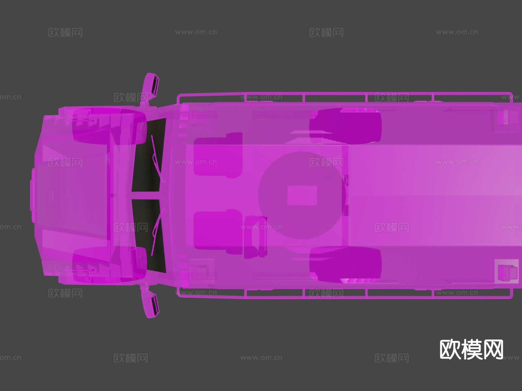 装甲车 越野车3d模型