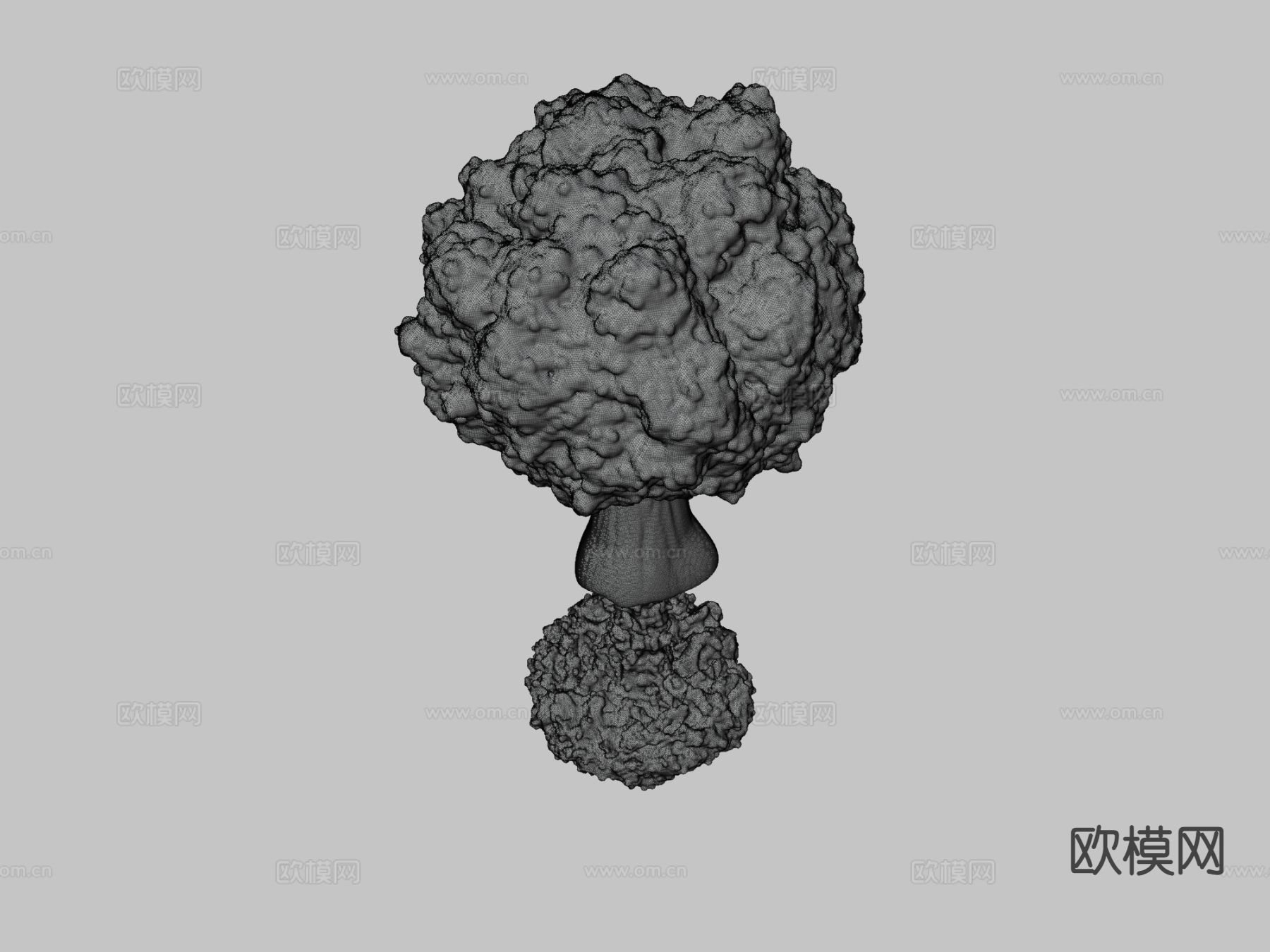 核蘑菇云3d模型