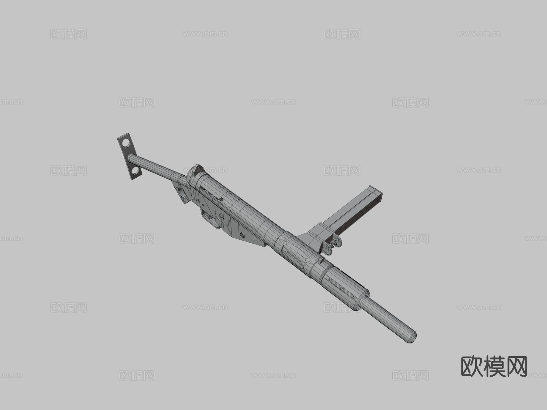 榴弹枪 枪支 武器3d模型