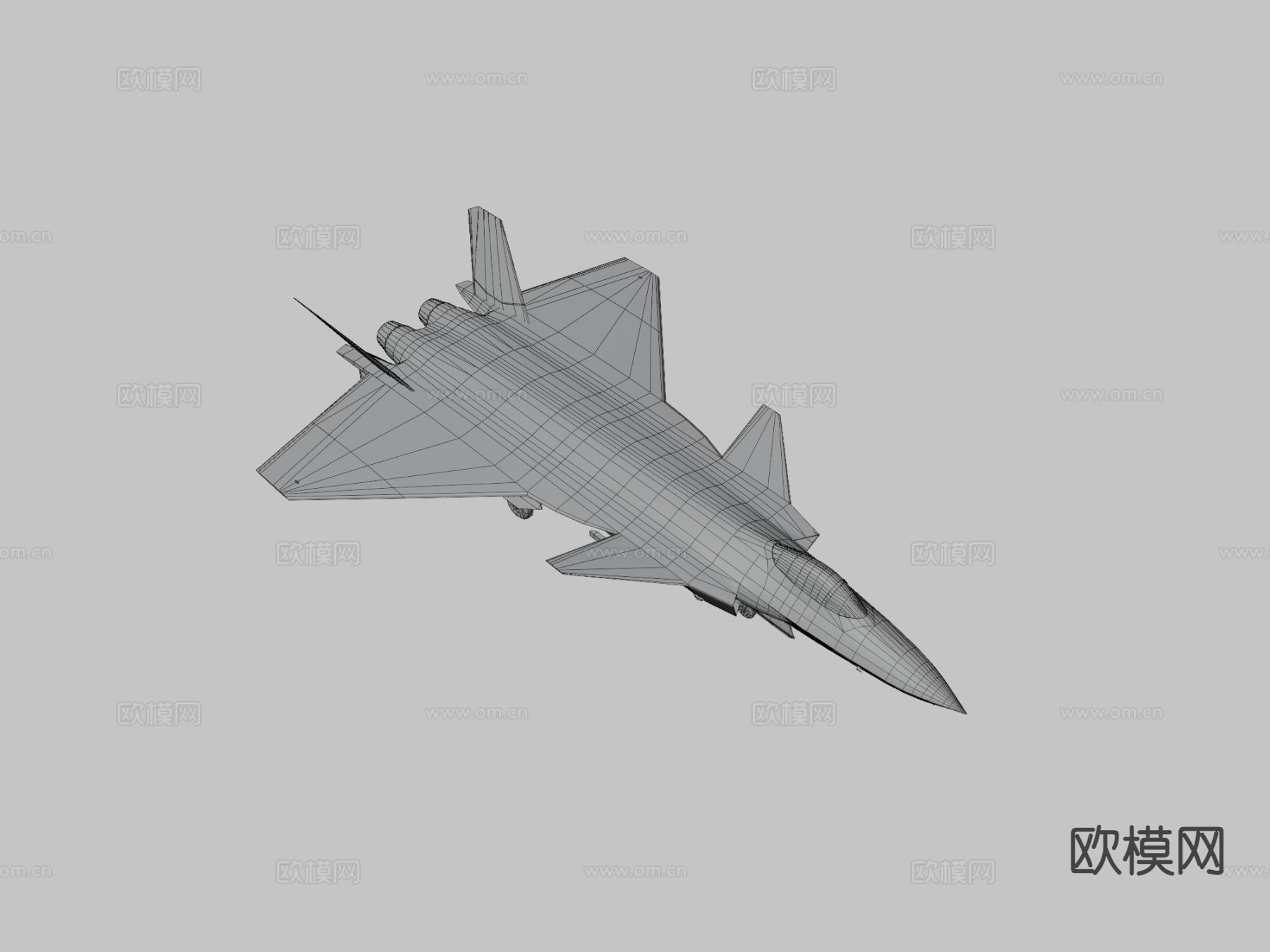 隐形战斗机3d模型