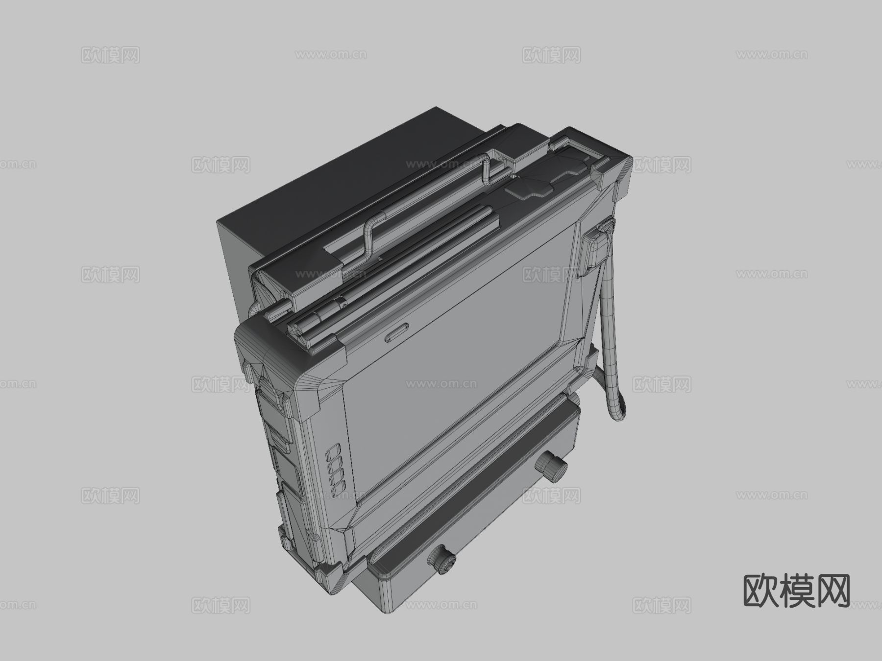 定制军用级平板电脑3d模型