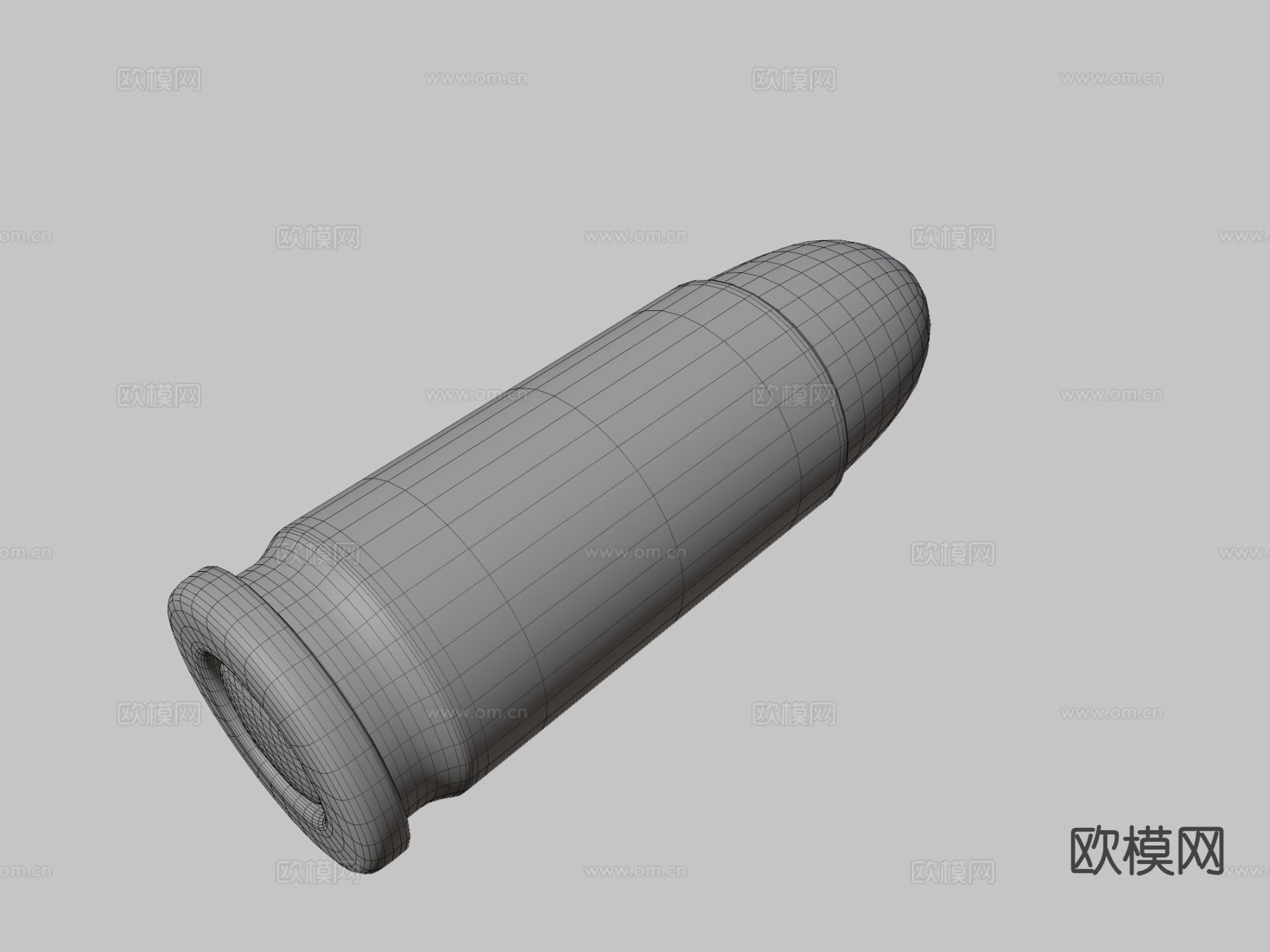 子弹9x19mm3d模型