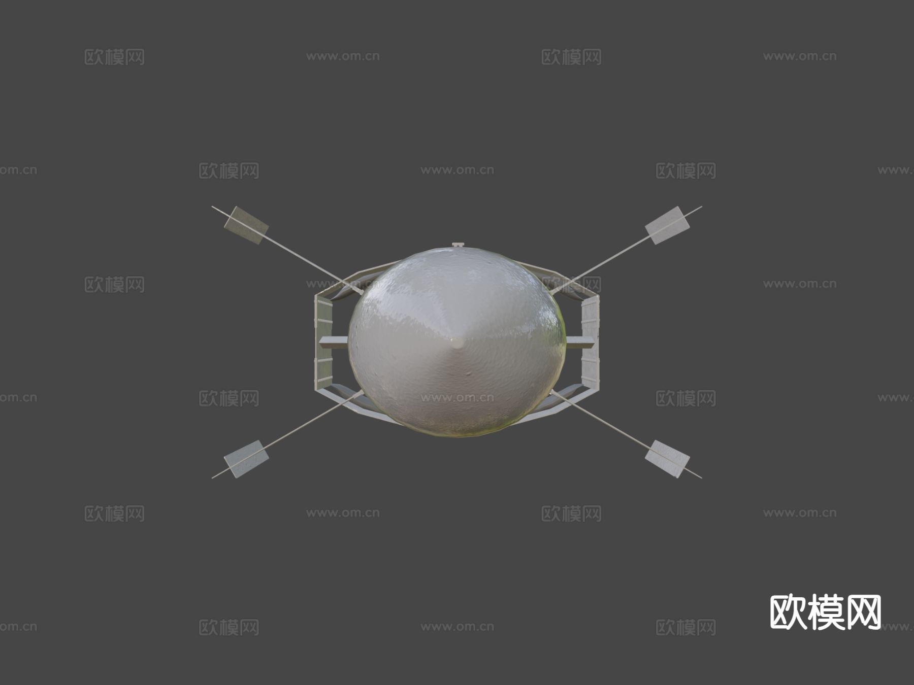 Fritz X制导炸弹3d模型