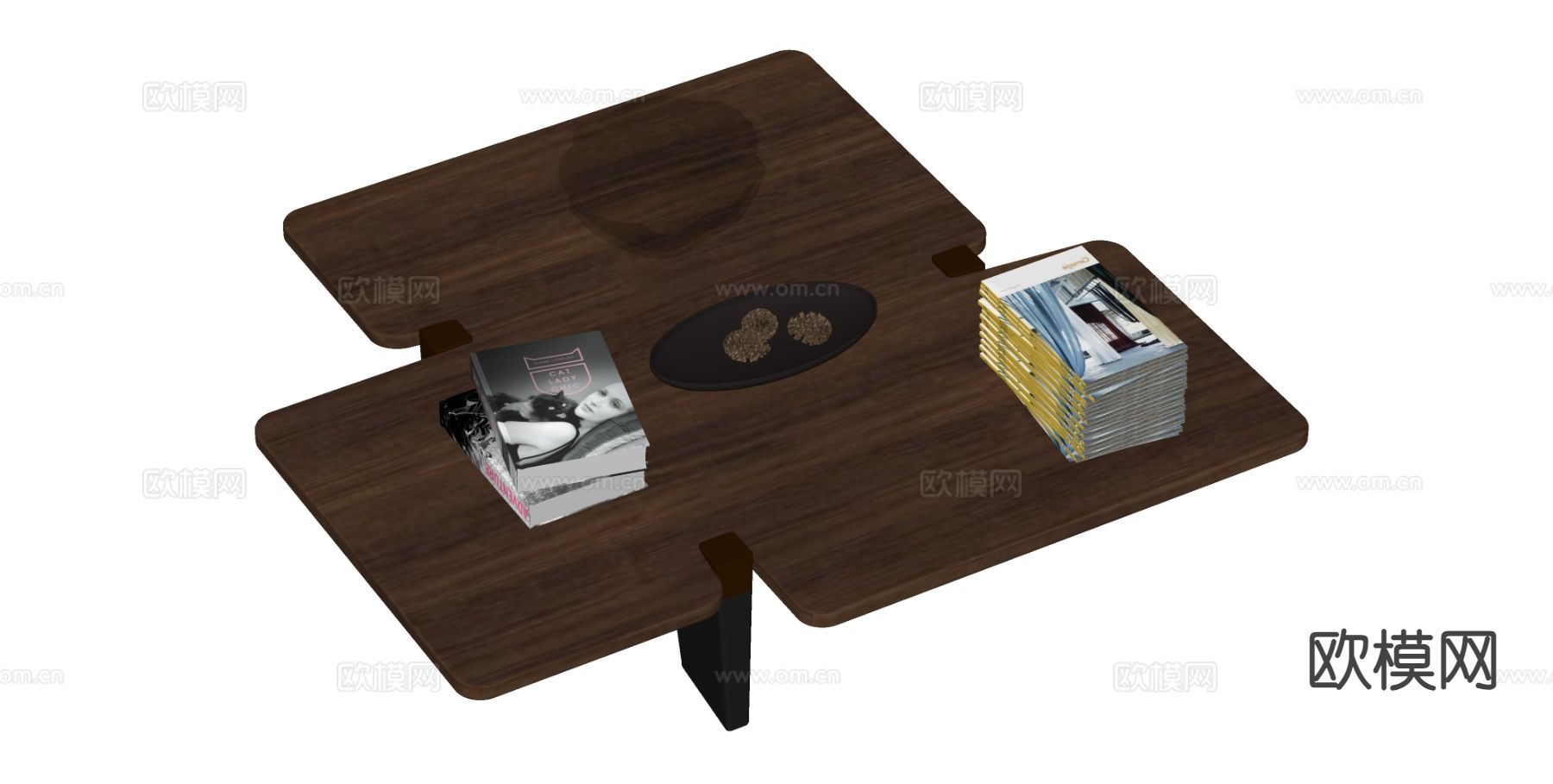 中古风茶几su模型下载（渲染图1）