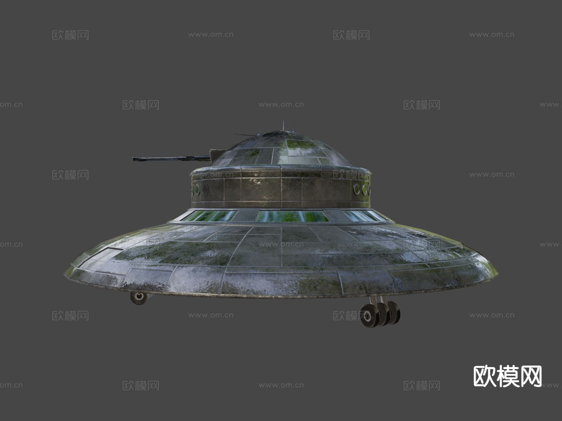 德国WW2 UFO3d模型