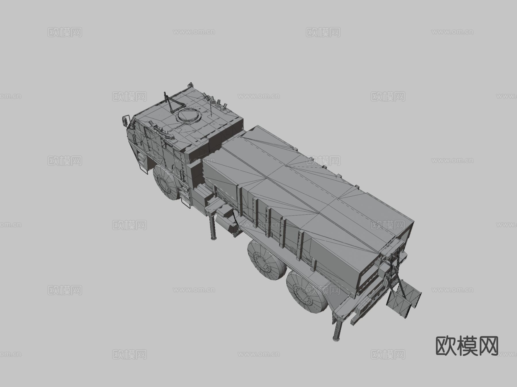 装甲车 卡车 运输车3d模型